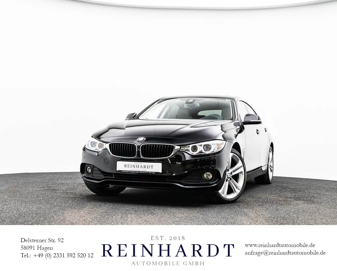 BMW 430 i GRAN COUPE xDRIVE ADVANTAGE HuD/eGSD/360° Noir - 1