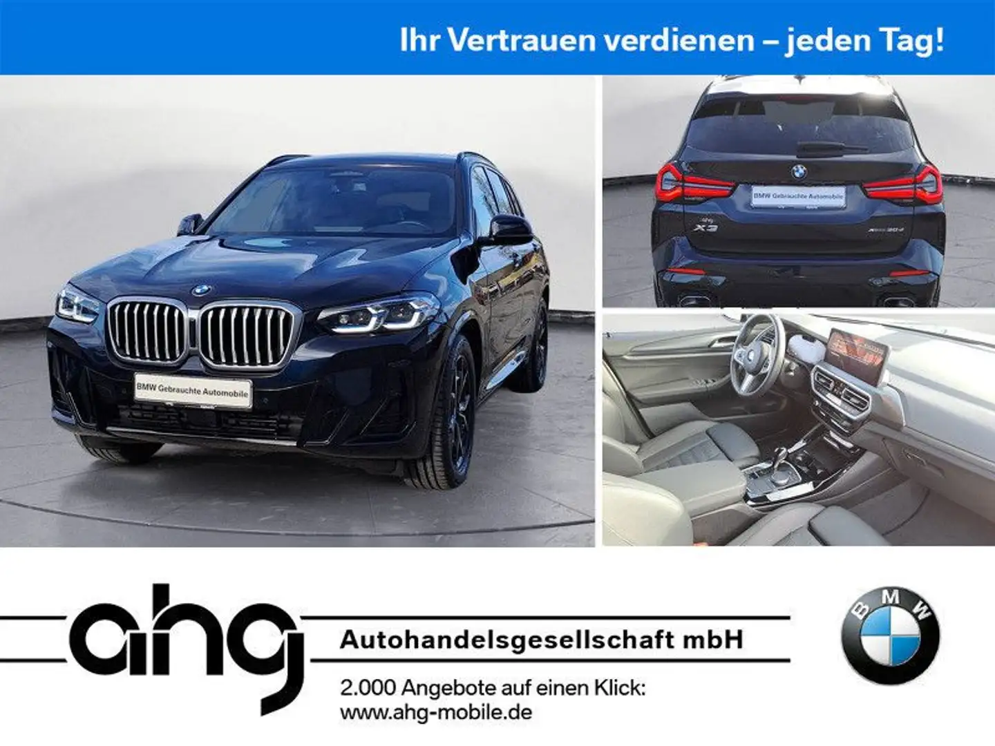 BMW X3 xDrive30d M Sportpaket Innovation Driving Pro Schwarz - 1