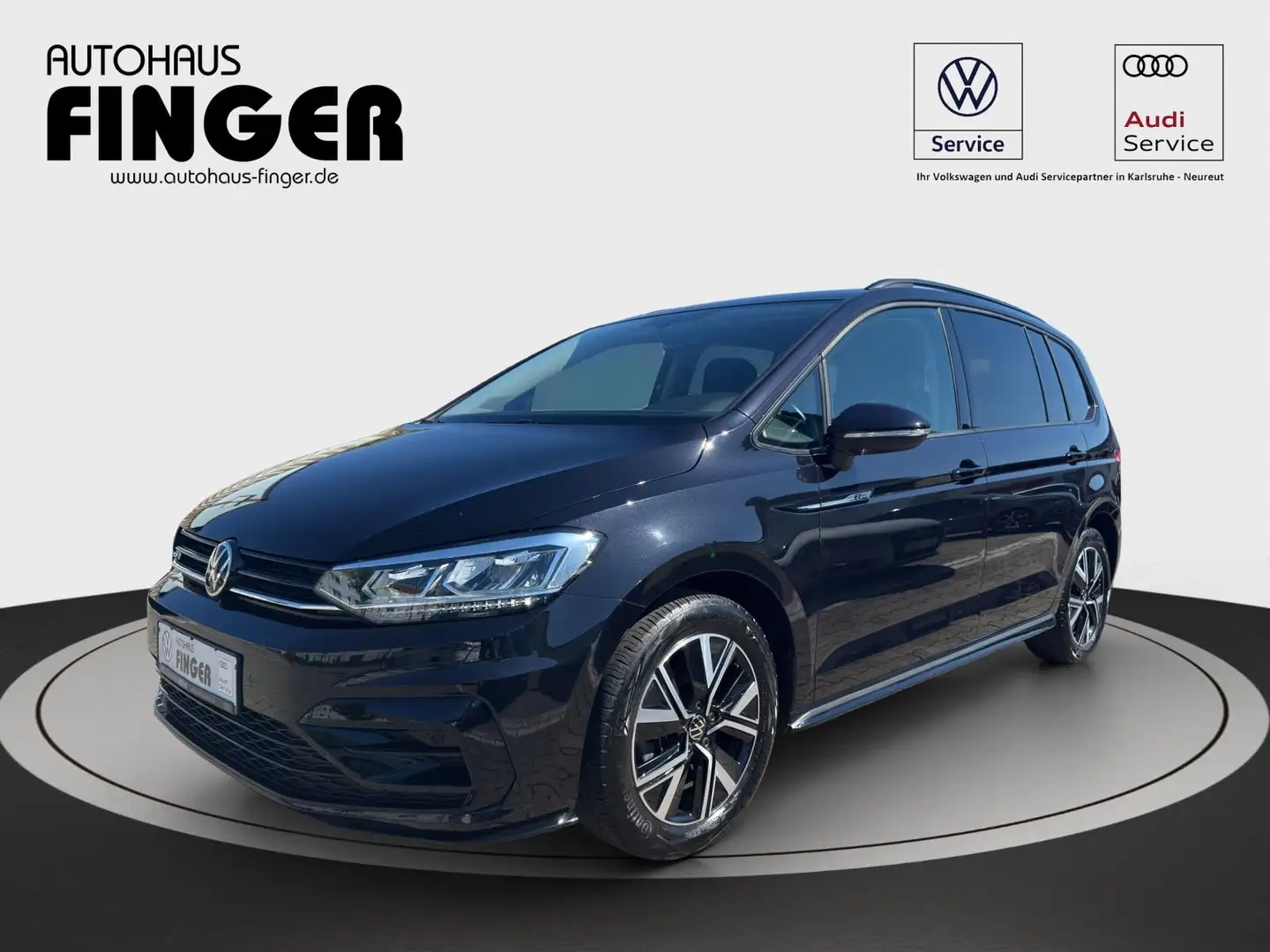 Volkswagen Touran 1.5 TSI DSG Highline R-Line*AHK/LED/Navi* Schwarz - 2