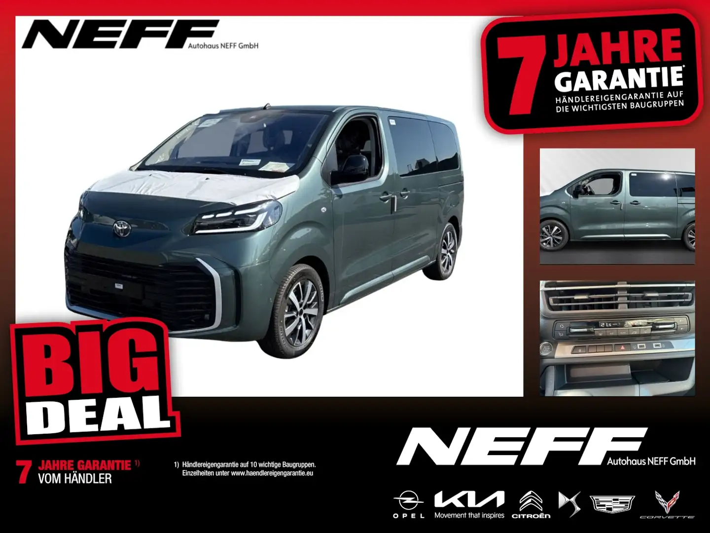 Toyota Proace Verso 2.0 D-4D L2 S/S Comfort 9-Sitze Negro - 1