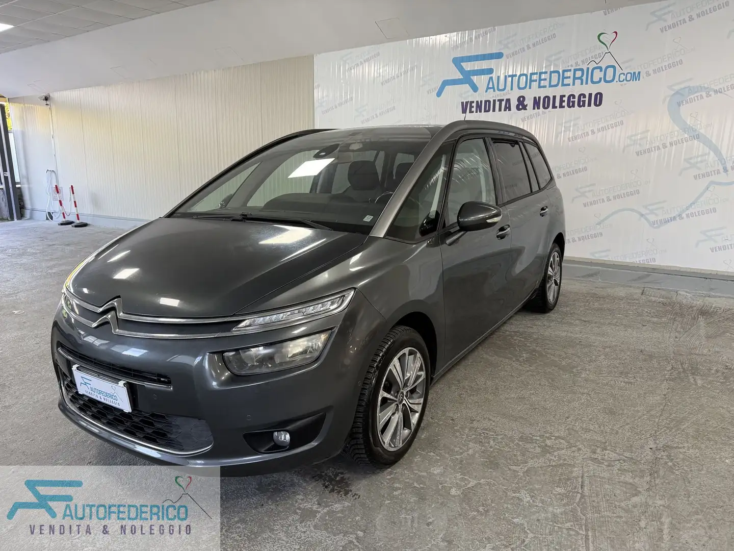 Citroen Grand C4 Picasso 1.6 e-HDi 115 ETG6 Exclusive UNICO PROPRIETARIO Gris - 1
