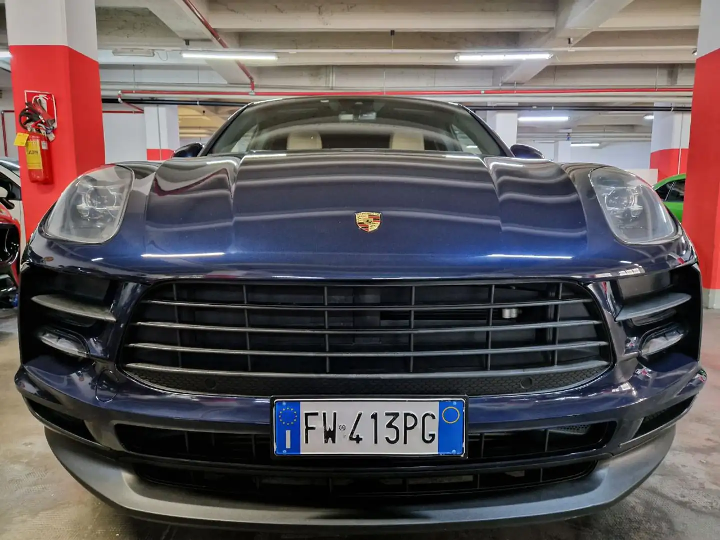 Porsche Macan 2000 CV.245'' PASM''+CERCHI 20'+UNICO PROPRIETARIO Modrá - 2