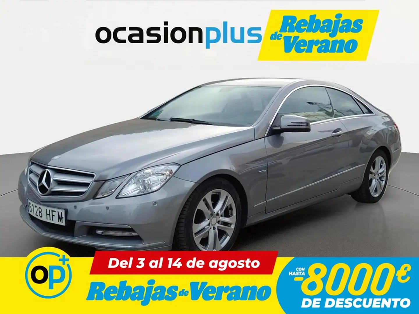 Mercedes-Benz E 200 Coupé CGI BE Gris - 1