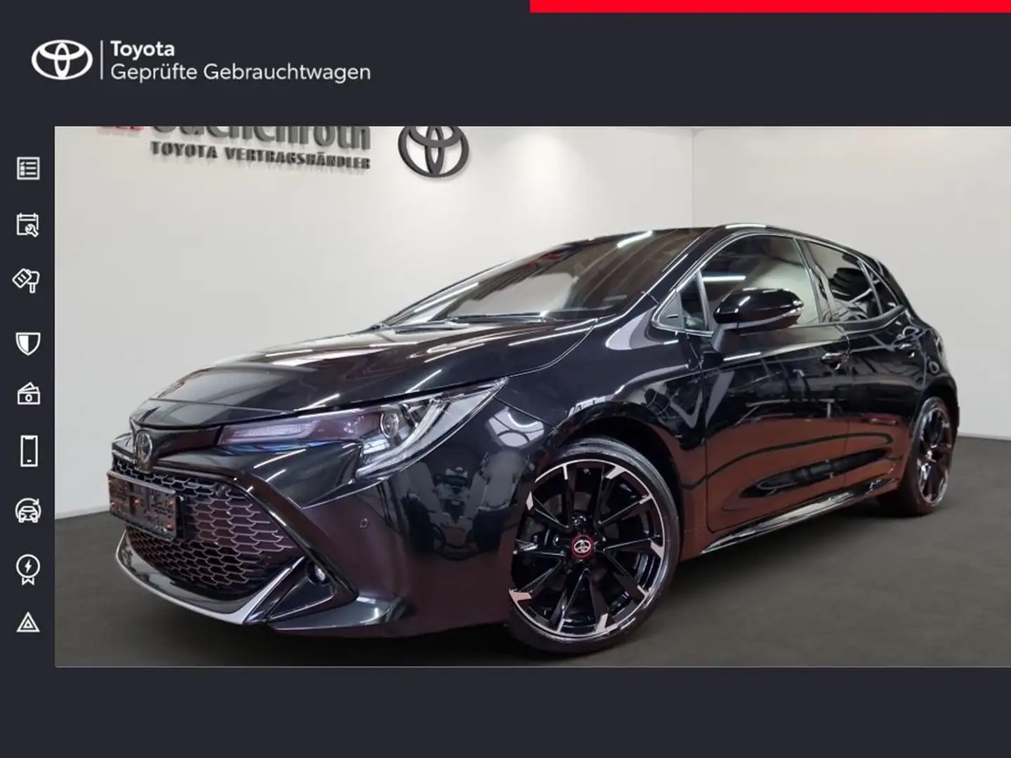 Toyota Corolla Hybrid GR Sport Black Edition HUD+JBL So Schwarz - 1