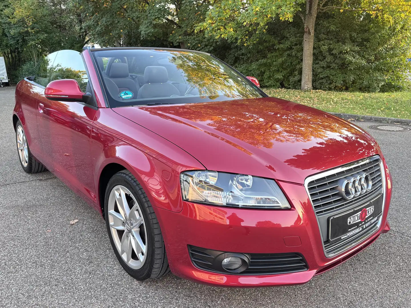 Audi A3 1.6 Cabriolet Ambition*1.HAND-EURO 4-ALU-WR* Rot - 2