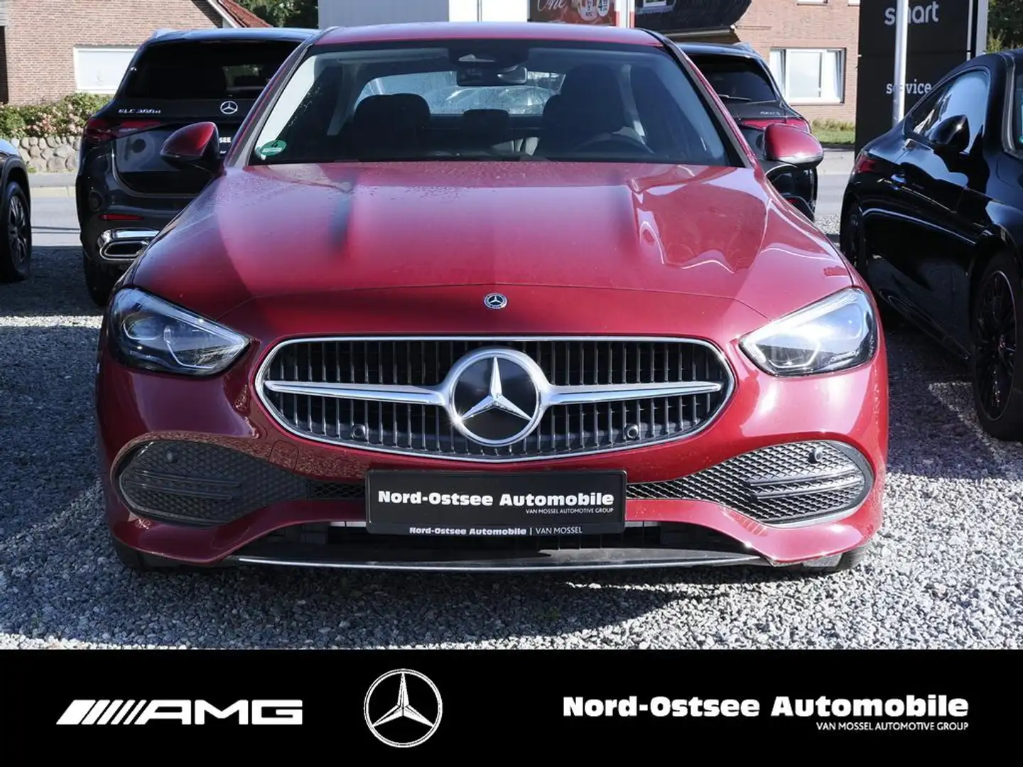 Mercedes-Benz C 220 d Avantgarde ADV. LED Kamera Spurassistent Rot - 2