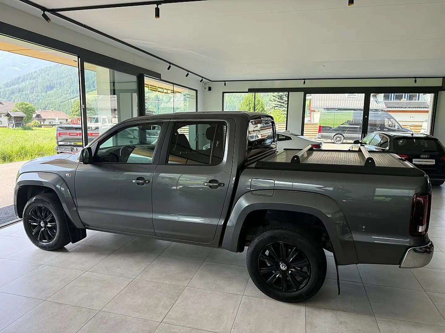Volkswagen Amarok 3.0 TDi Highline* 1.Besitz* MWST* Navi* Leder* ... Grau - 2