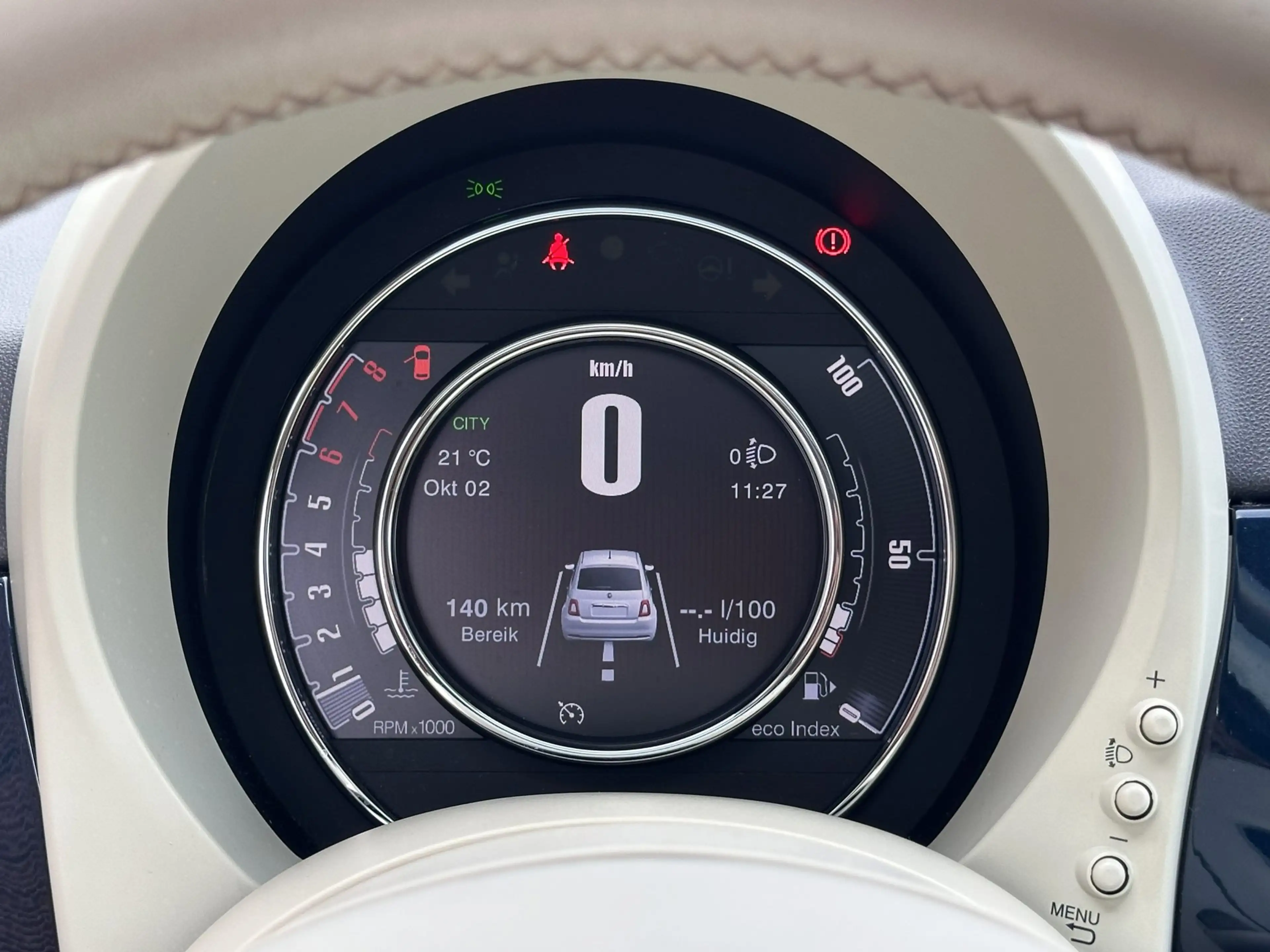 Fiat 500 1.2 Lounge Clima Cruise Navi Pano Groot Scherm PDC — photo 14
