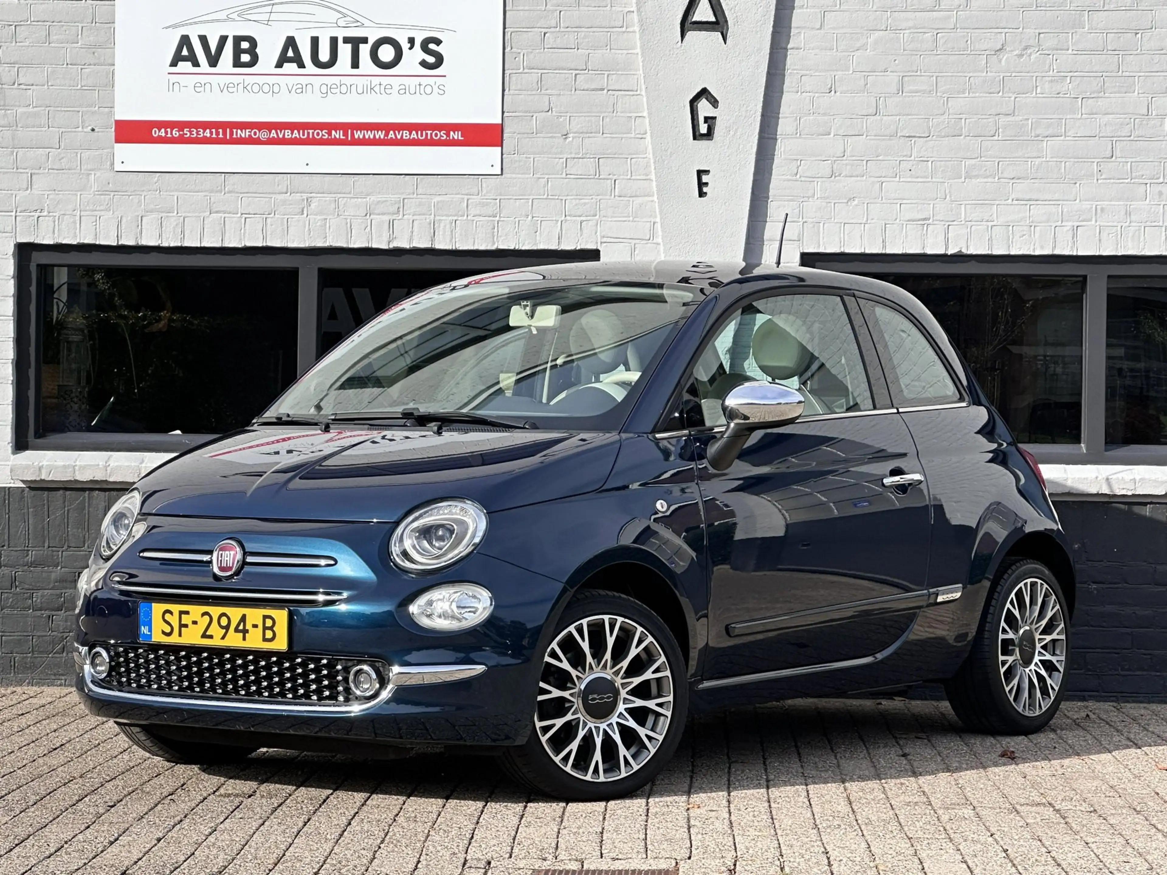 Fiat 500 1.2 Lounge Clima Cruise Navi Pano Groot Scherm PDC