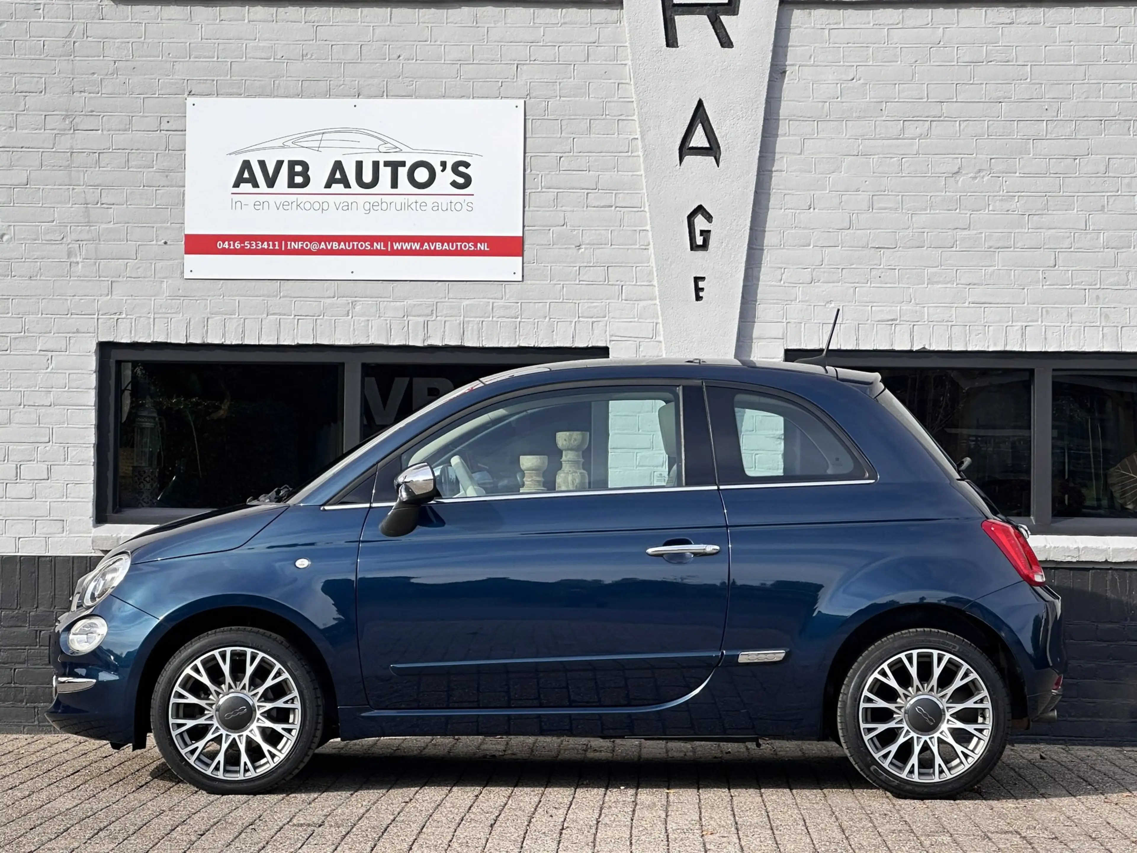 Fiat 500 1.2 Lounge Clima Cruise Navi Pano Groot Scherm PDC — photo 2