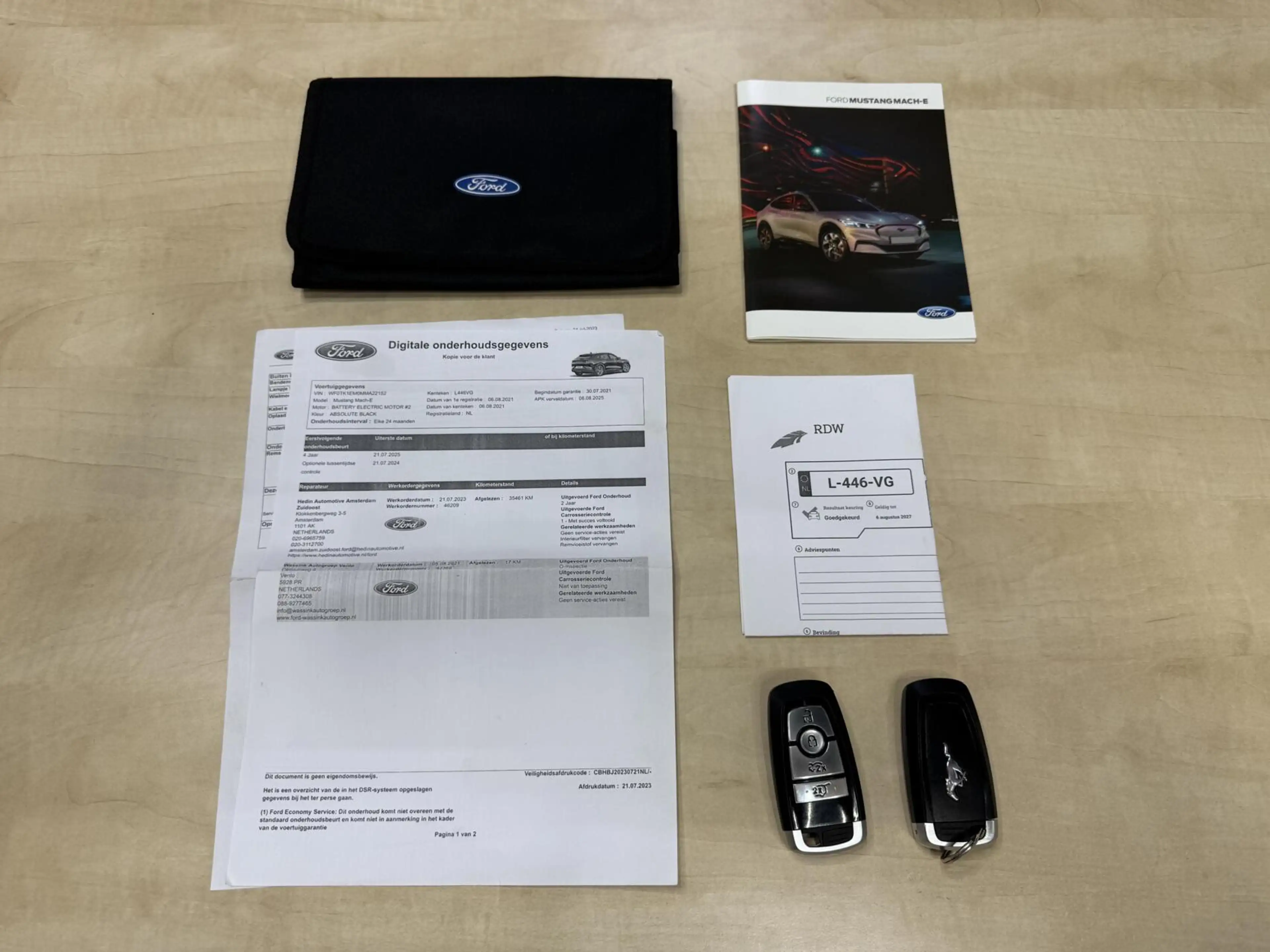 Ford Mustang Mach-E RWD 75 kWh 95% SOH| 360 Camera | Panorama | Leder — photo 4