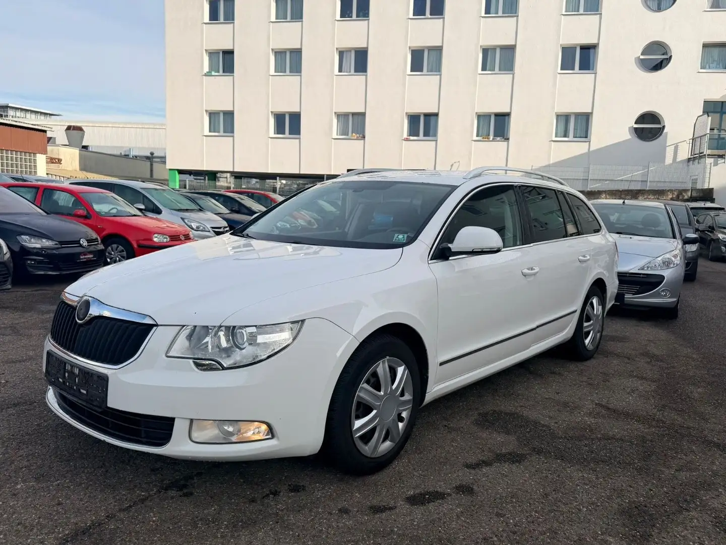 Skoda Superb Combi Elegance*2.0 TDI*Klima*Alu*Gepflegt Blanc - 1