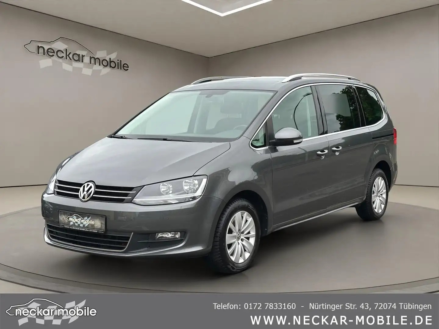 Volkswagen Sharan 2.0TDi Comfortline 7 Sitz PDC Navigation Gris - 1
