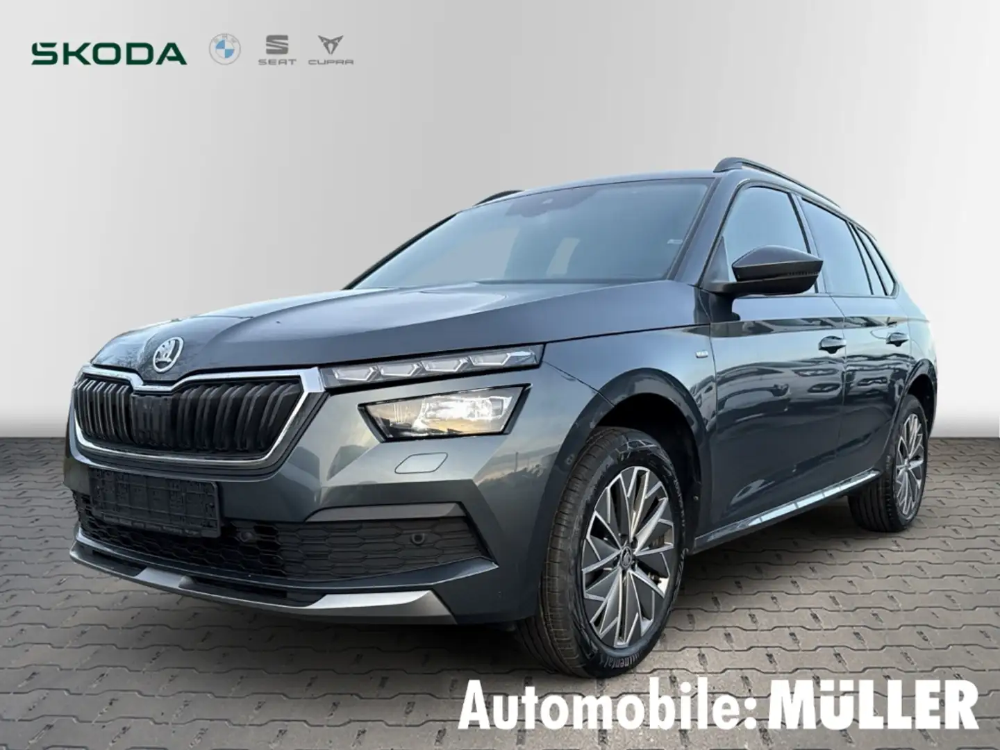 Skoda Kamiq Clever AMB TS81 1.0 M6F AHK-klappbar LED Kurvenlic Grau - 1