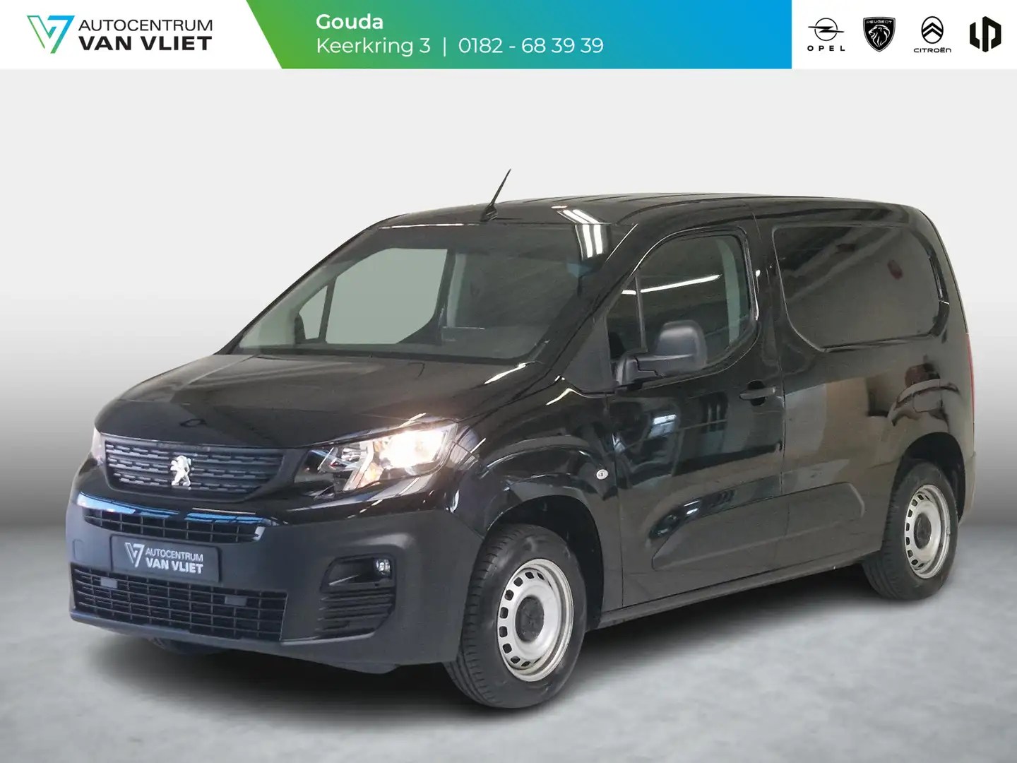 Peugeot Partner 1.5 BlueHDI Premium 3-Zits | Betimmering | Achteru Zwart - 1