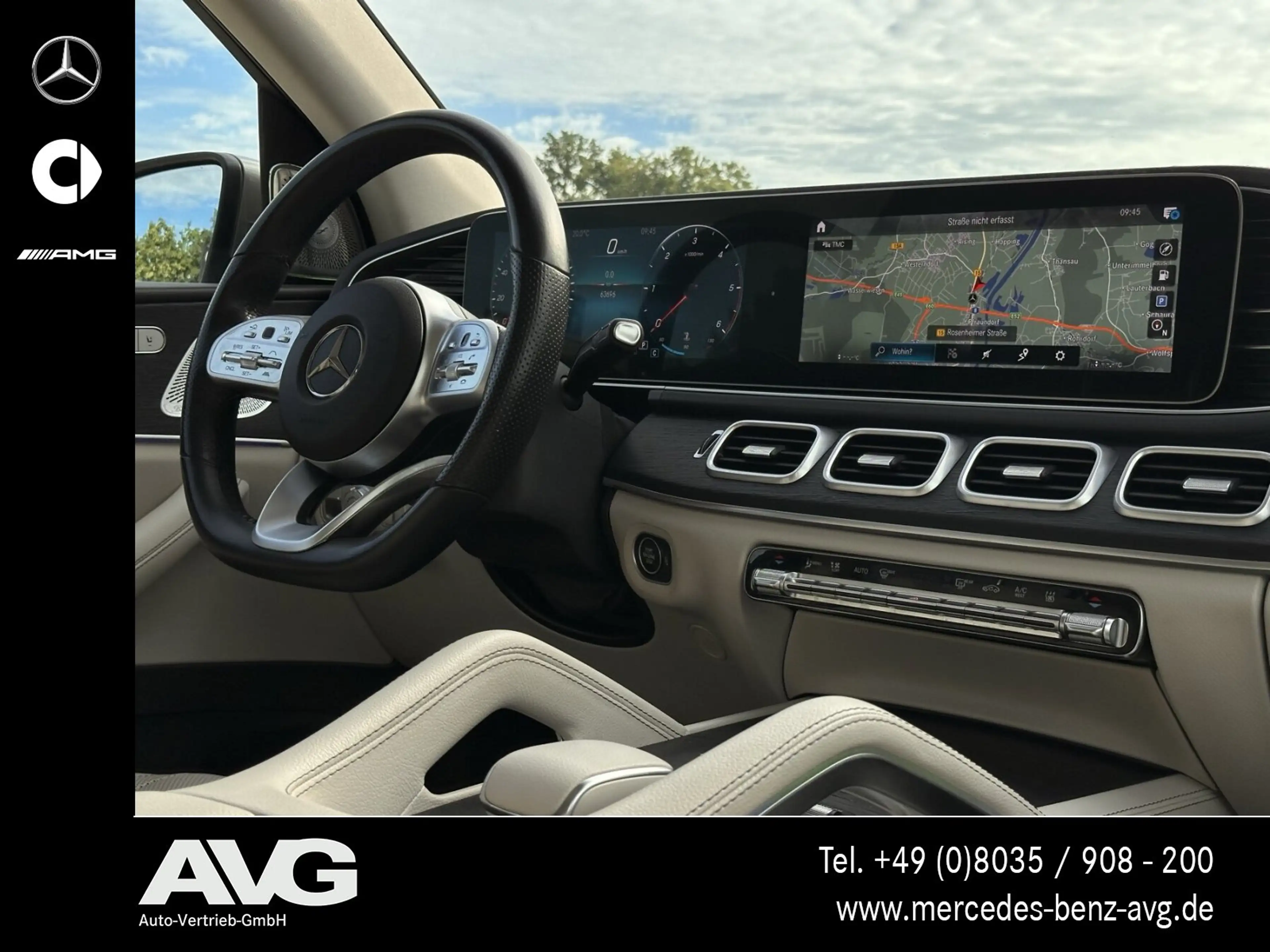 Mercedes-Benz GLS 400 GLS 400 d 4M AMG STDHZ DISTR. PANO 360° AHK BURM — photo 9