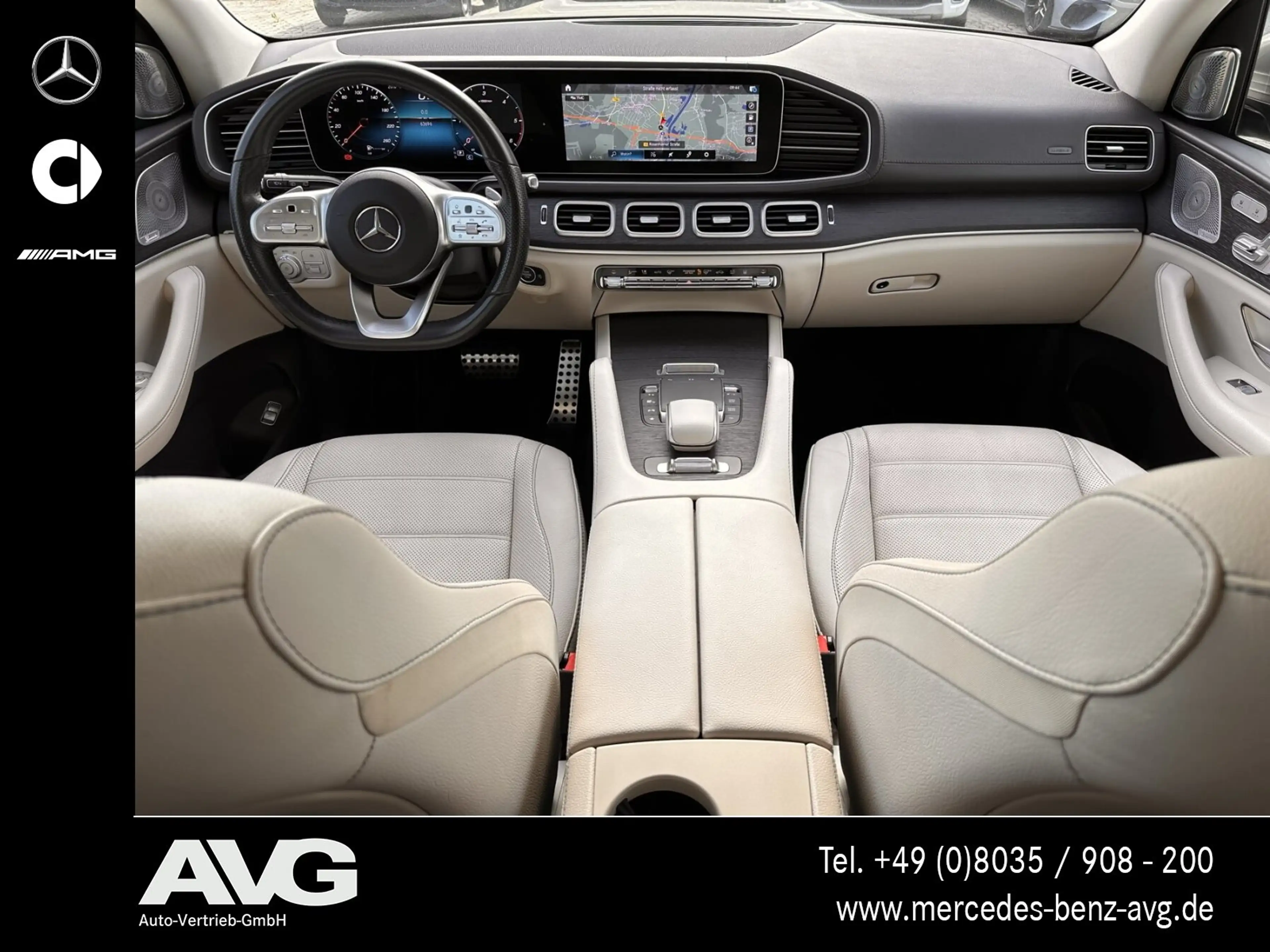 Mercedes-Benz GLS 400 GLS 400 d 4M AMG STDHZ DISTR. PANO 360° AHK BURM — photo 8
