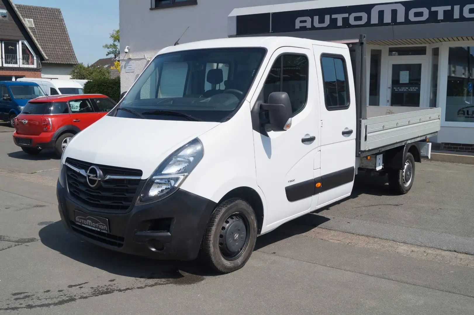 Opel Movano B Pritsche L3H1*7-Sitzer*Klima*Navi*RFK* Weiß - 1