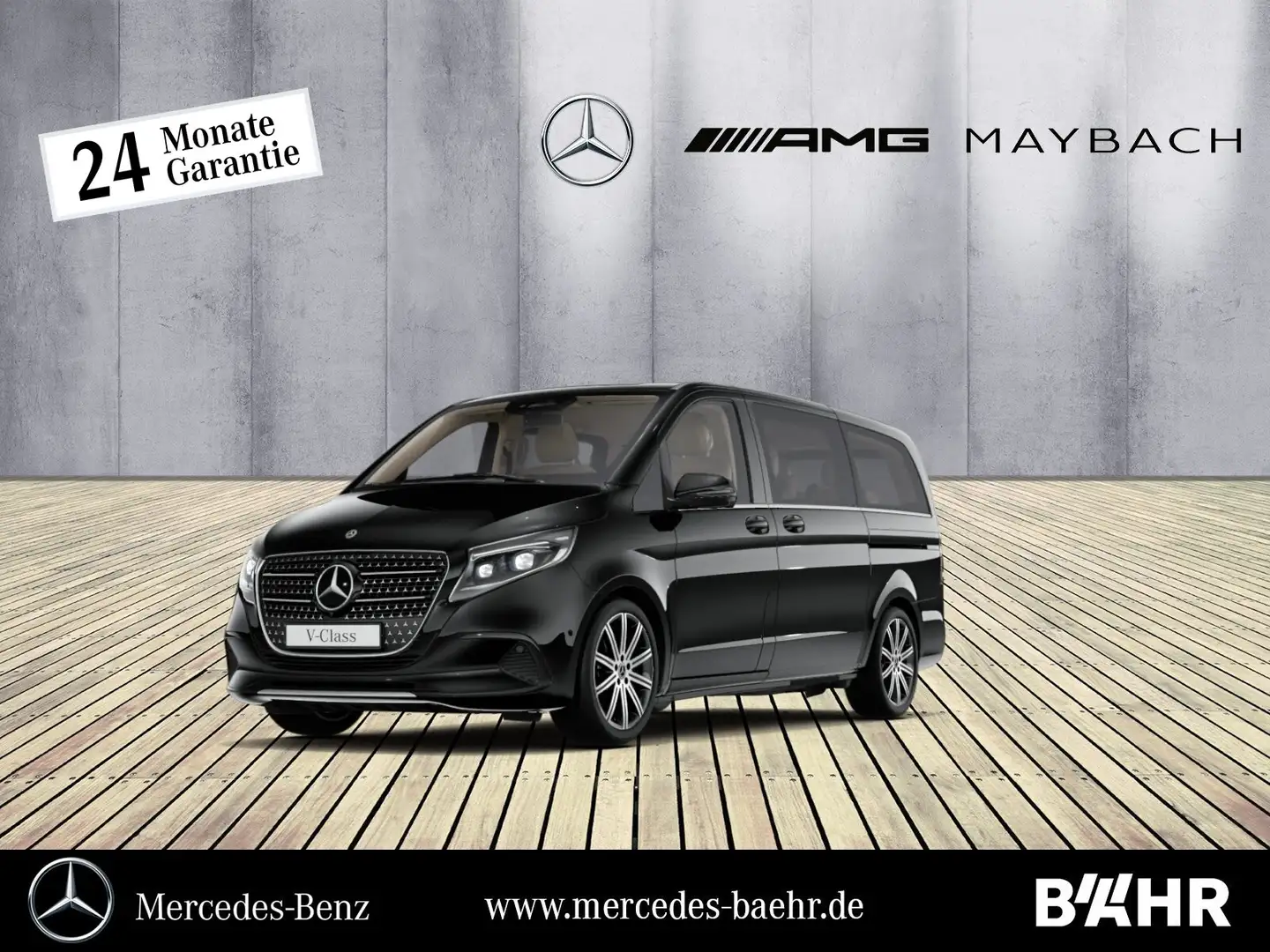 Mercedes-Benz V 300 V 300 d Lang Avantgarde/MBUX/LED/Distronic/19" Schwarz - 1
