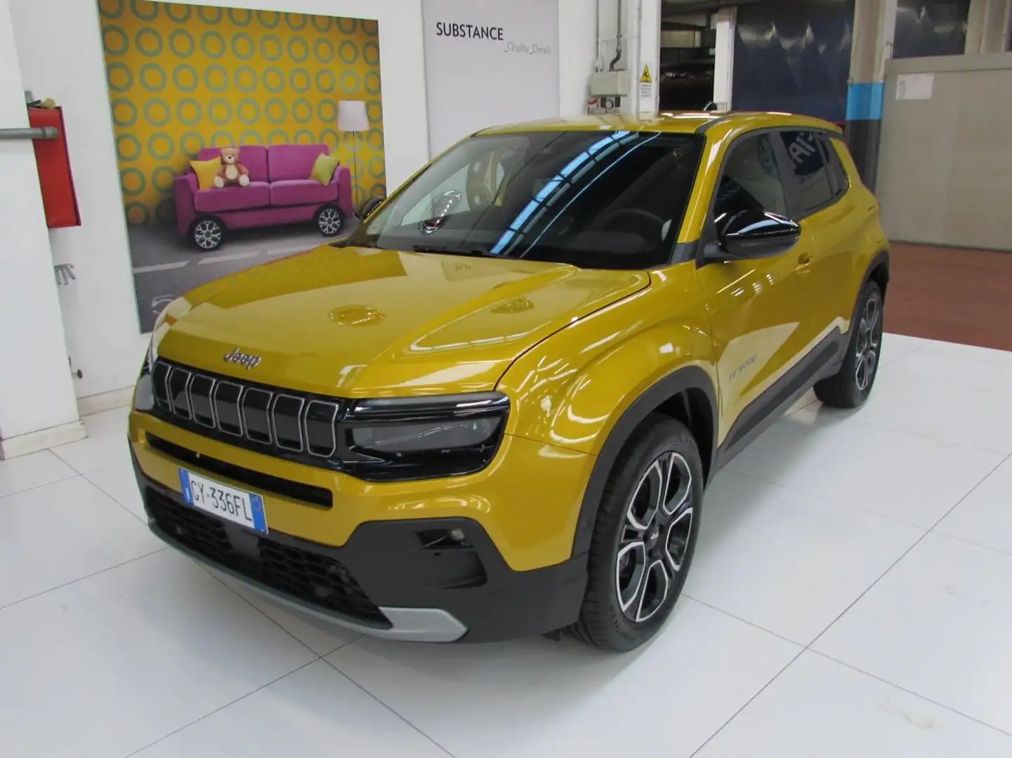 Jeep Avenger Avenger 1.2 turbo Summit fwd 100cv Jaune - 1