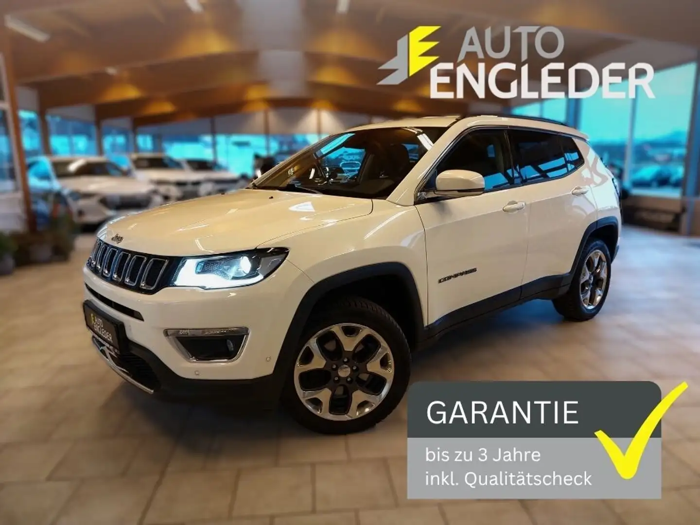 Jeep Compass 1,4 MultiAir2 AWD Limited Aut. Weiß - 1