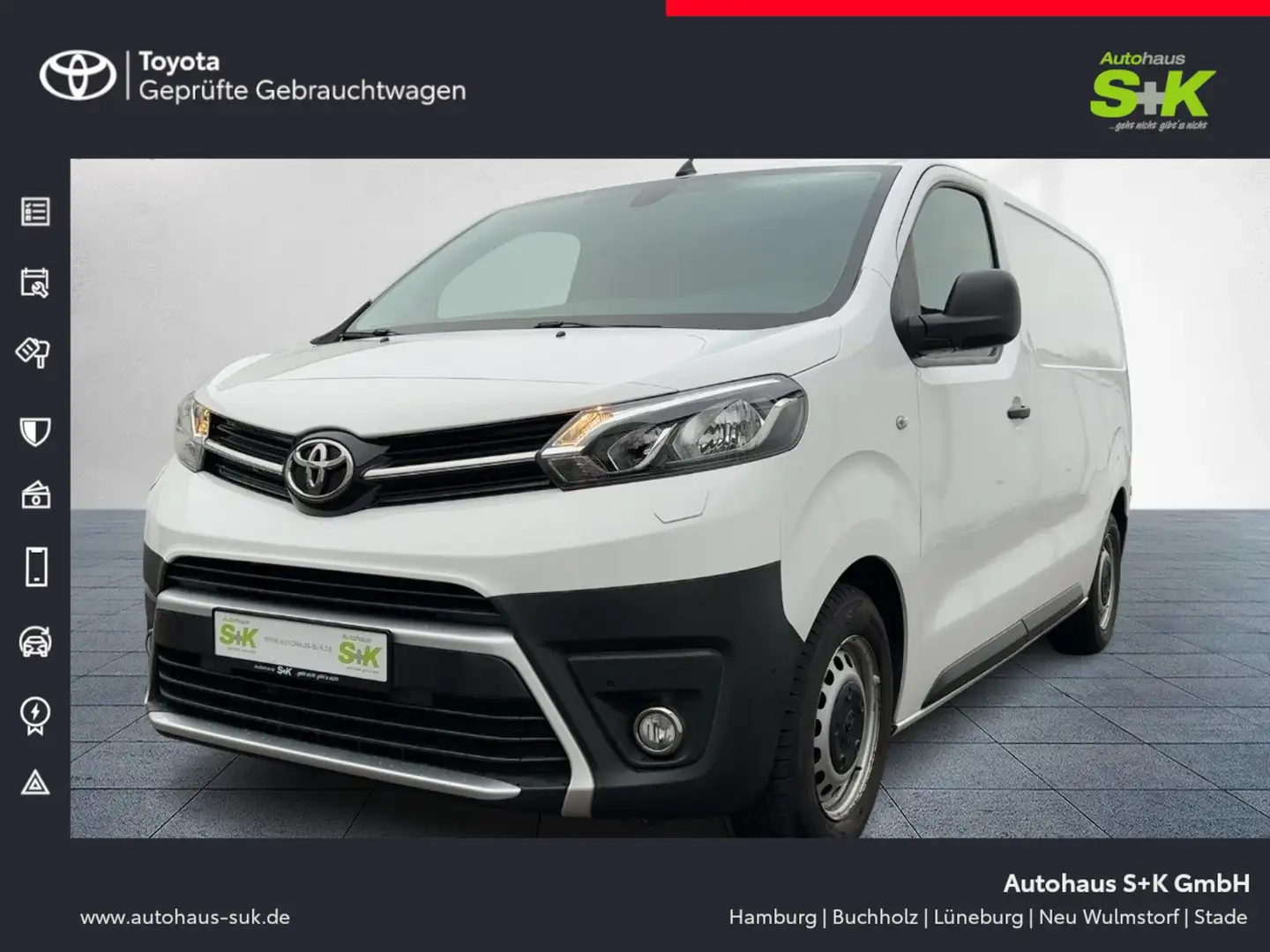 Toyota Proace 1.5 D L1 Meister +AHK+CARPLAY+TEMPOMAT+KAMERA+ Weiß - 1