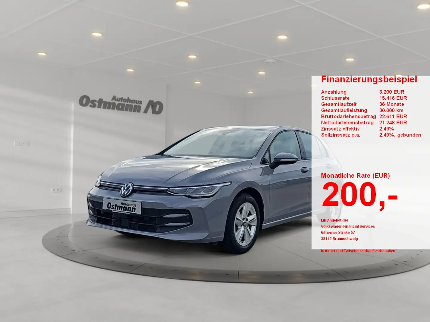 Volkswagen Golf VIII 1.5 TSI 85 kW Life ACC Akustikglas LM Grijs - 1