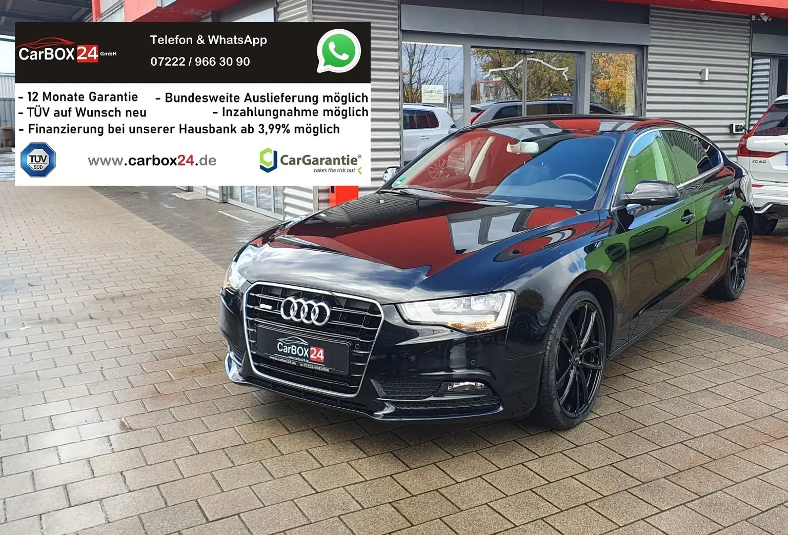 Audi A5 1.8 TFSI, Navi, Klima, TÜV 1/27, Service NEU Zwart - 2