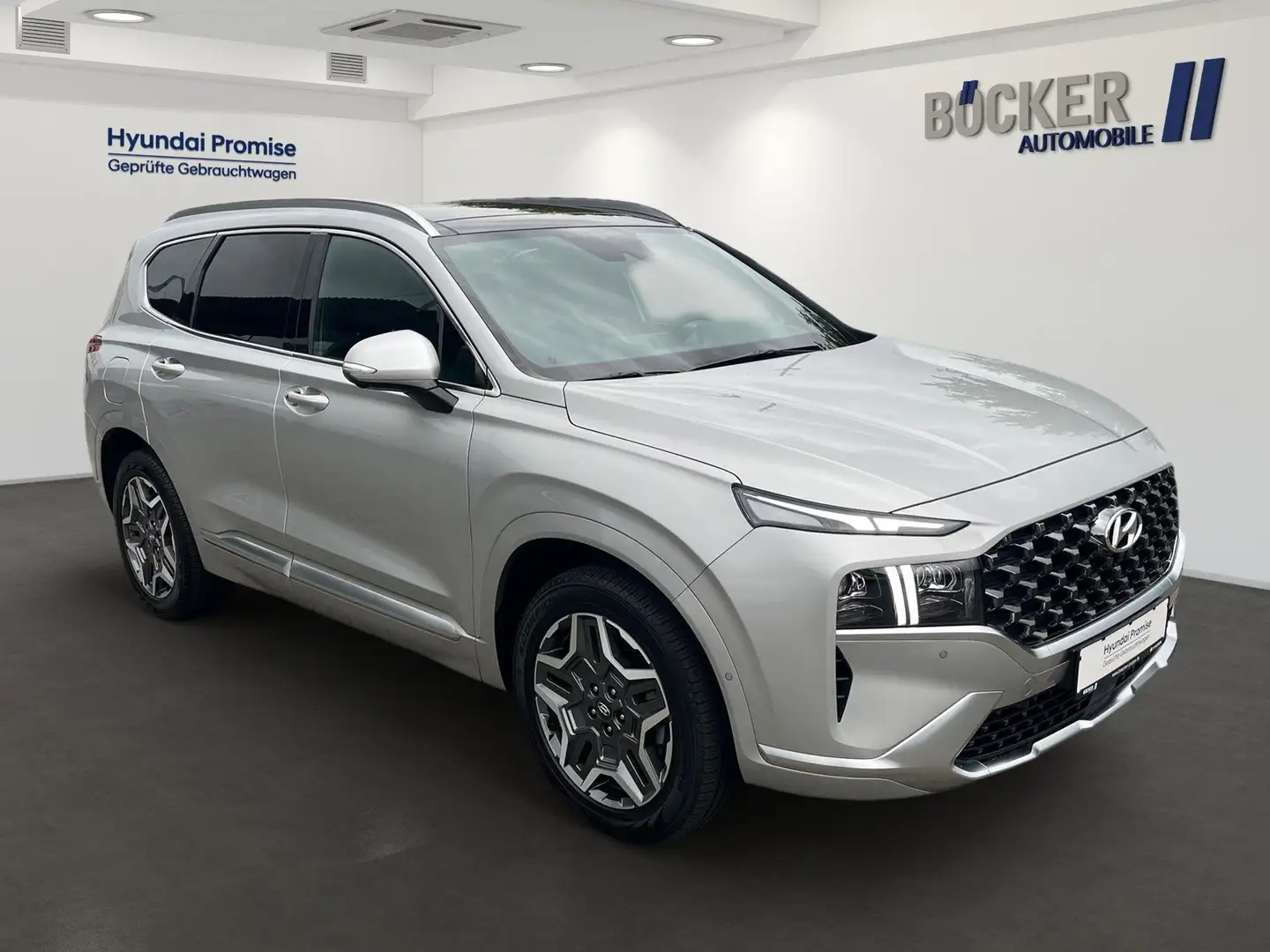 Hyundai SANTA FE 1.6 PHEV 4WD Signature PANO 360° KRELL Silber - 2
