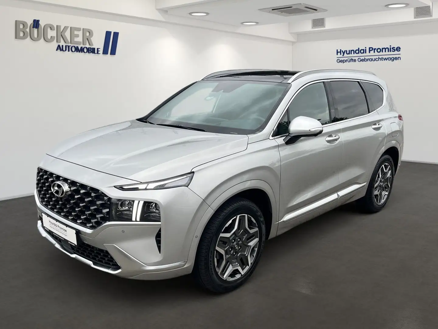 Hyundai SANTA FE 1.6 PHEV 4WD Signature PANO 360° KRELL Silber - 1