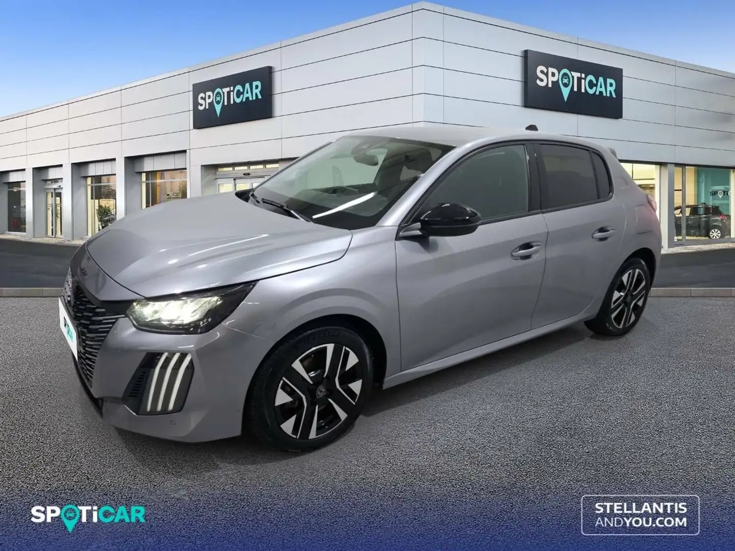 Peugeot 208 1.2 Puretech S&S Allure 100 Gris - 1