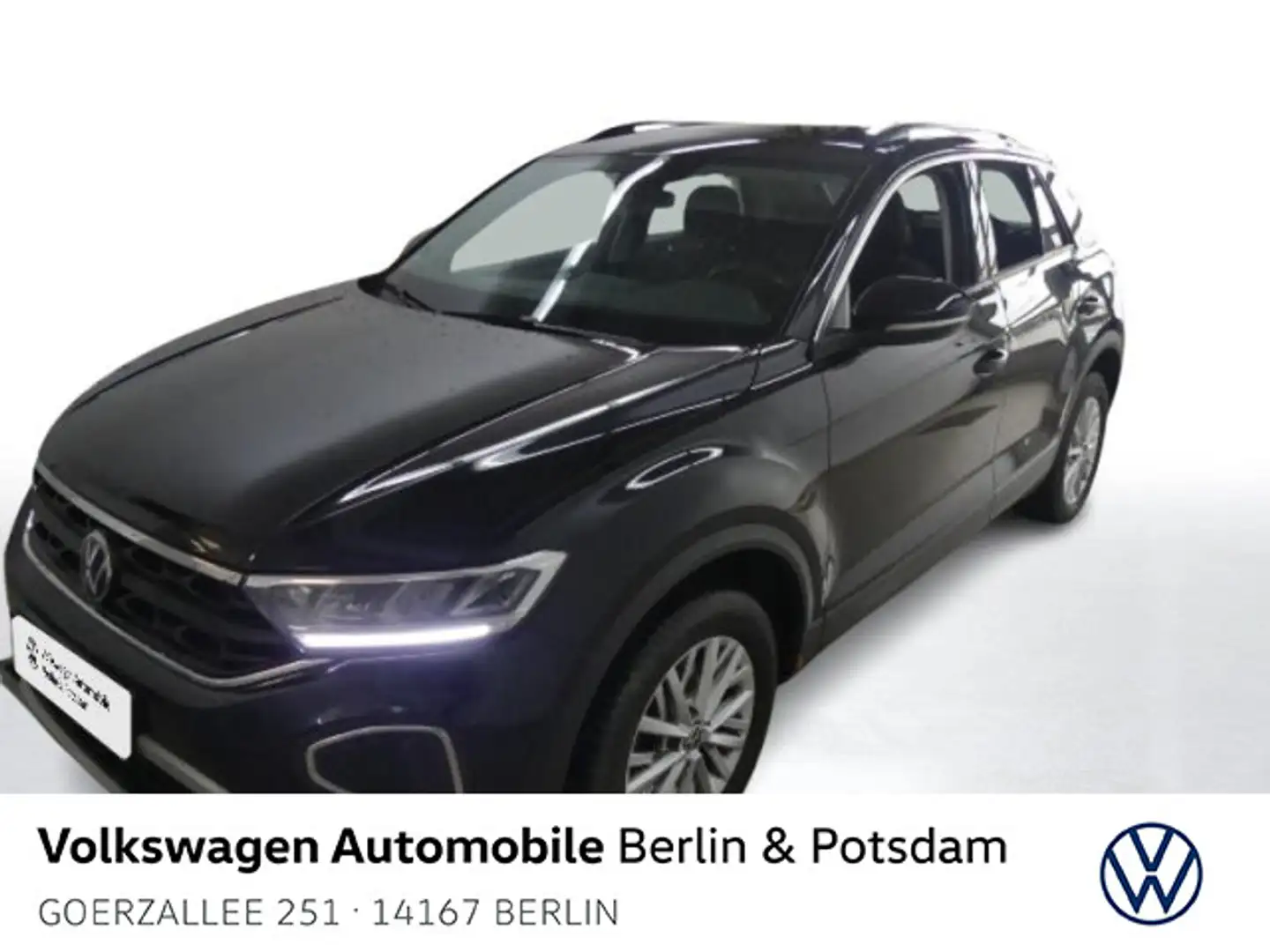 Volkswagen T-Roc 1.0 TSI Life Navi LED PDC SHZ TELEFON Schwarz - 1