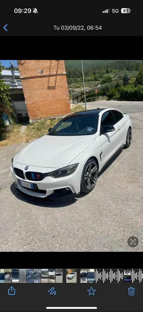 BMW 420 420d Coupe M sport 240 hp Bianco - 1