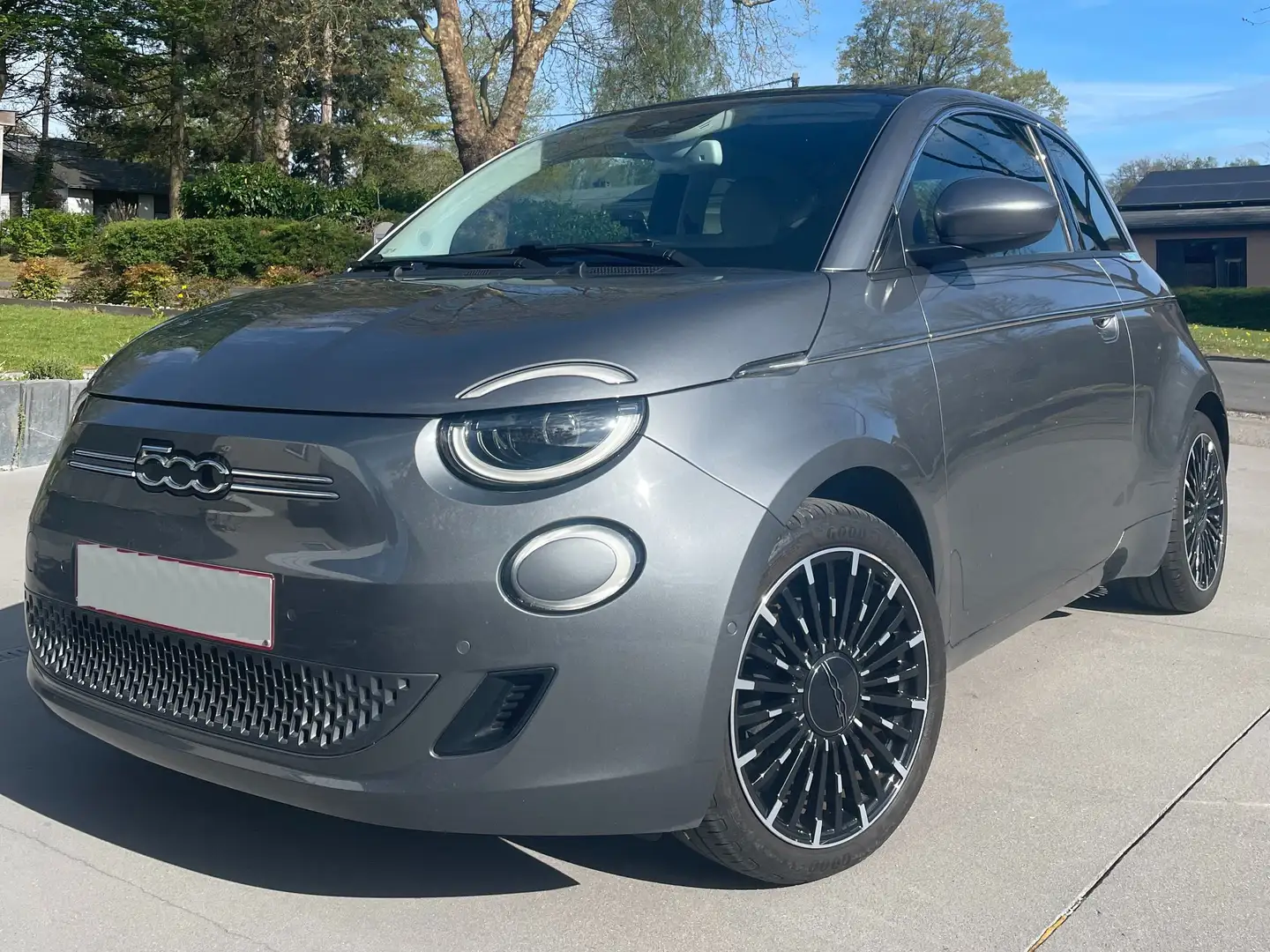 Fiat 500e cabrio Prima 1/500ed Argent - 1