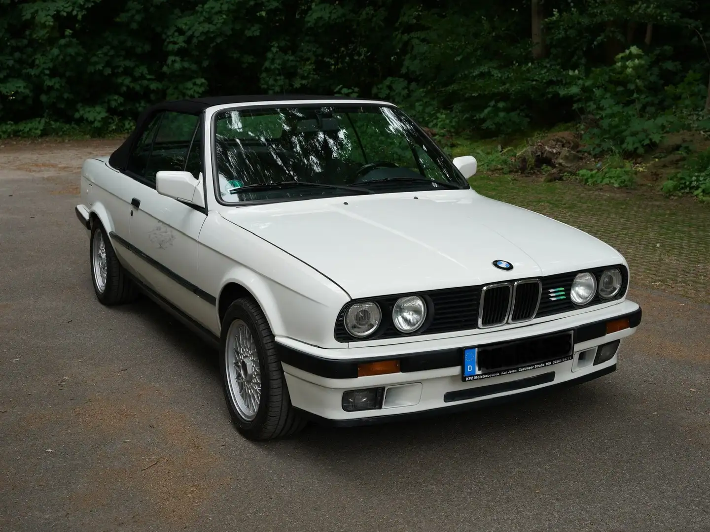 BMW 318 Cabrio E30 - Oldtimer - weiss Weiß - 1