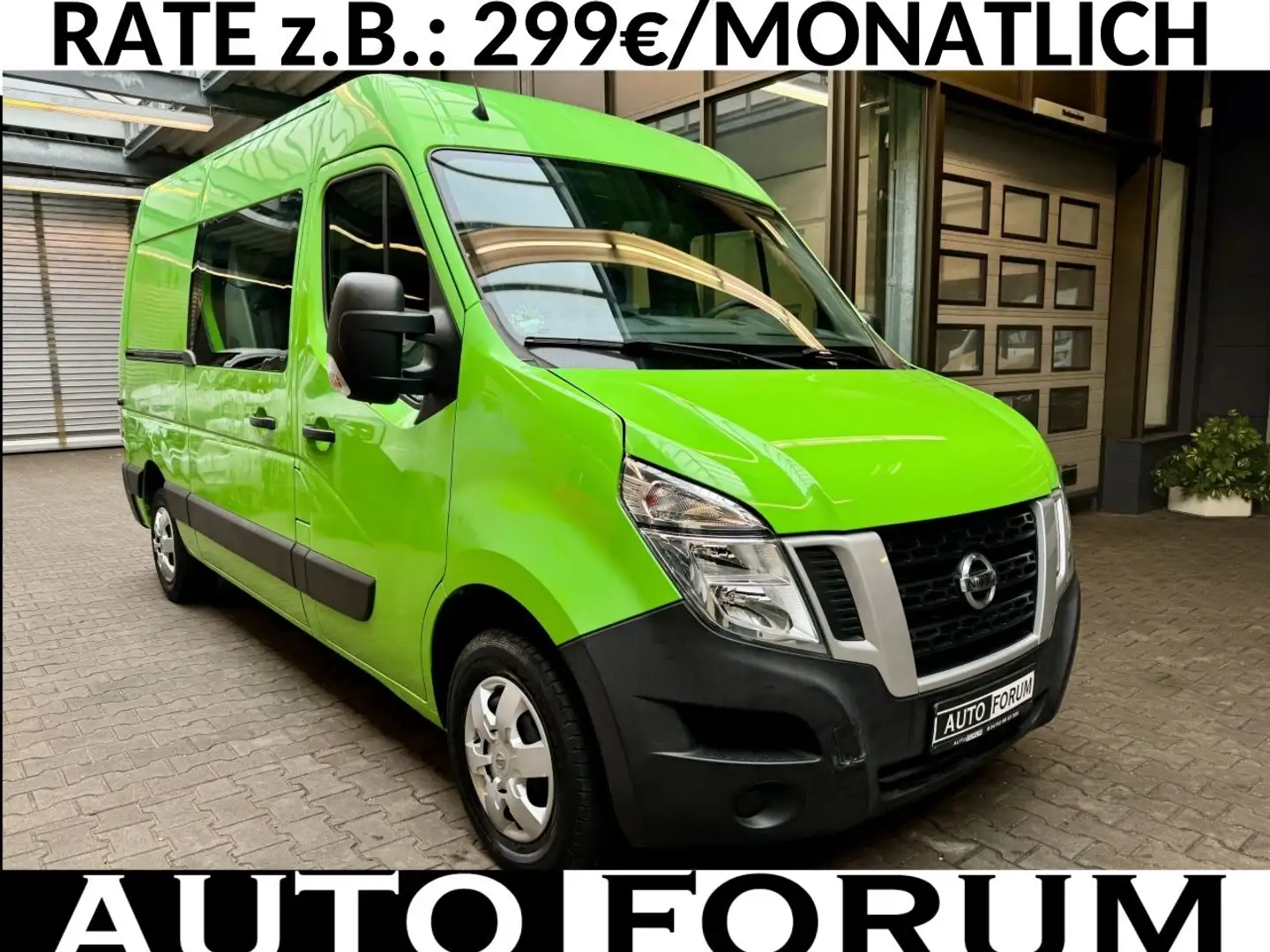 Nissan NV400 2.3 dCi L2H2 MIXTO 7-SITZE DoKa KLIMA AHK Verde - 1