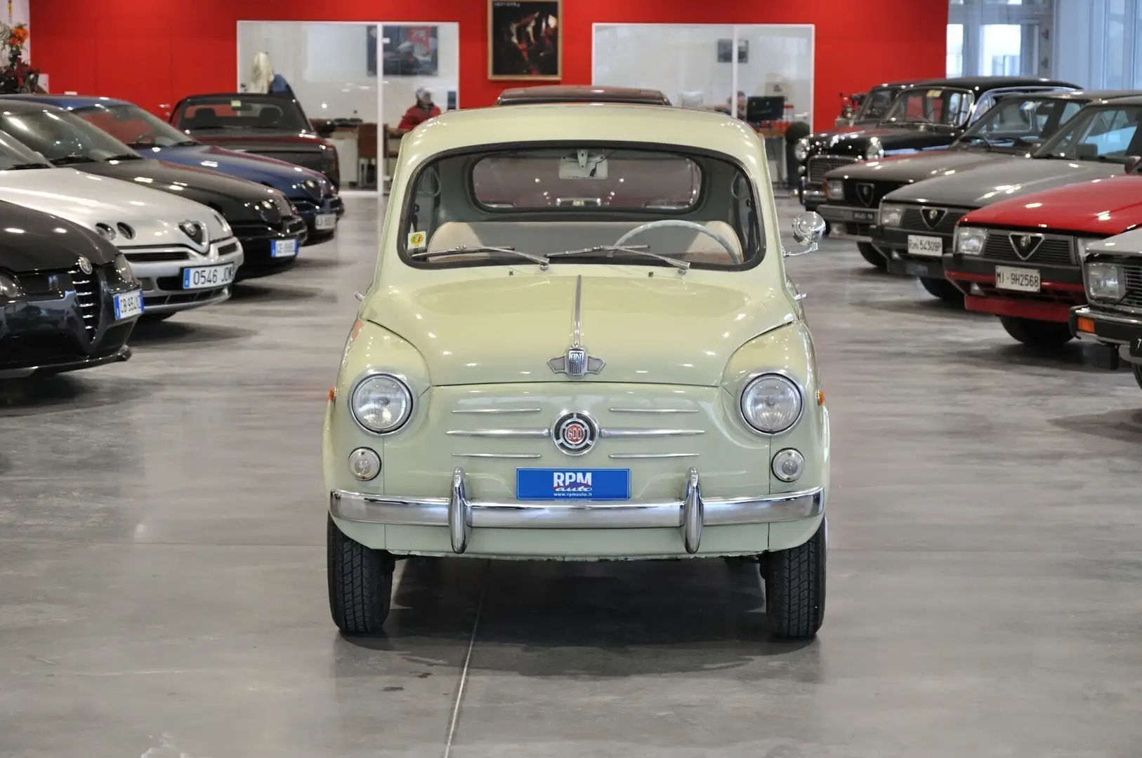 Fiat 600 tipo 100 633cc targhe nere ottima Grün - 2