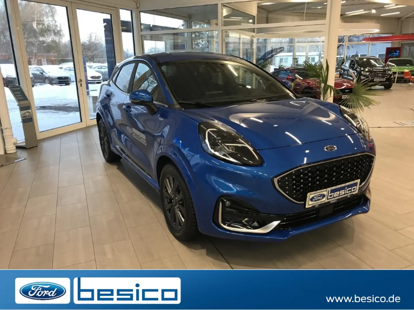 Ford Puma ST-Line Vignale MHEV+LED+B&O+BLIS+iACC+NAV+ Blau - 1