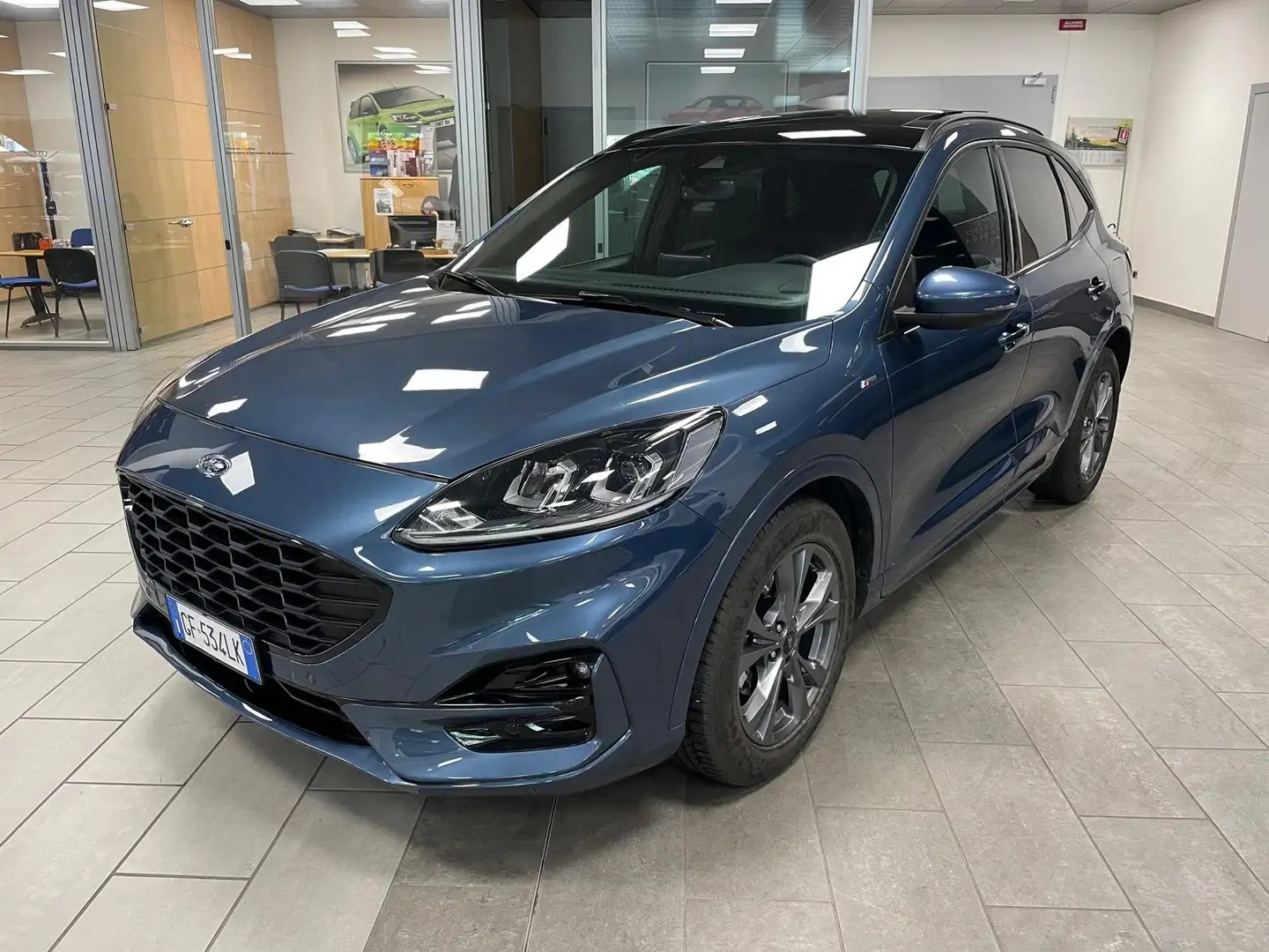 Ford Kuga 1.5 diesel  120cv. ST-Line ,Km 68.000 TETTO APRIB. Blu/Azzurro - 1