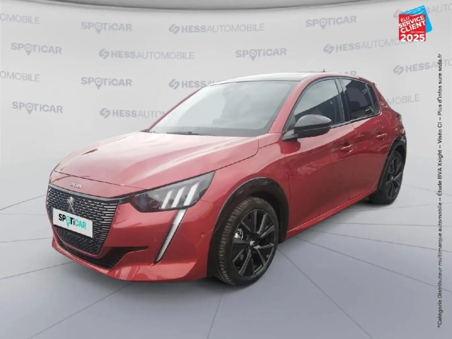 Peugeot 208 1.2 PureTech 100ch S\u0026S GT EAT8 Rouge - 1