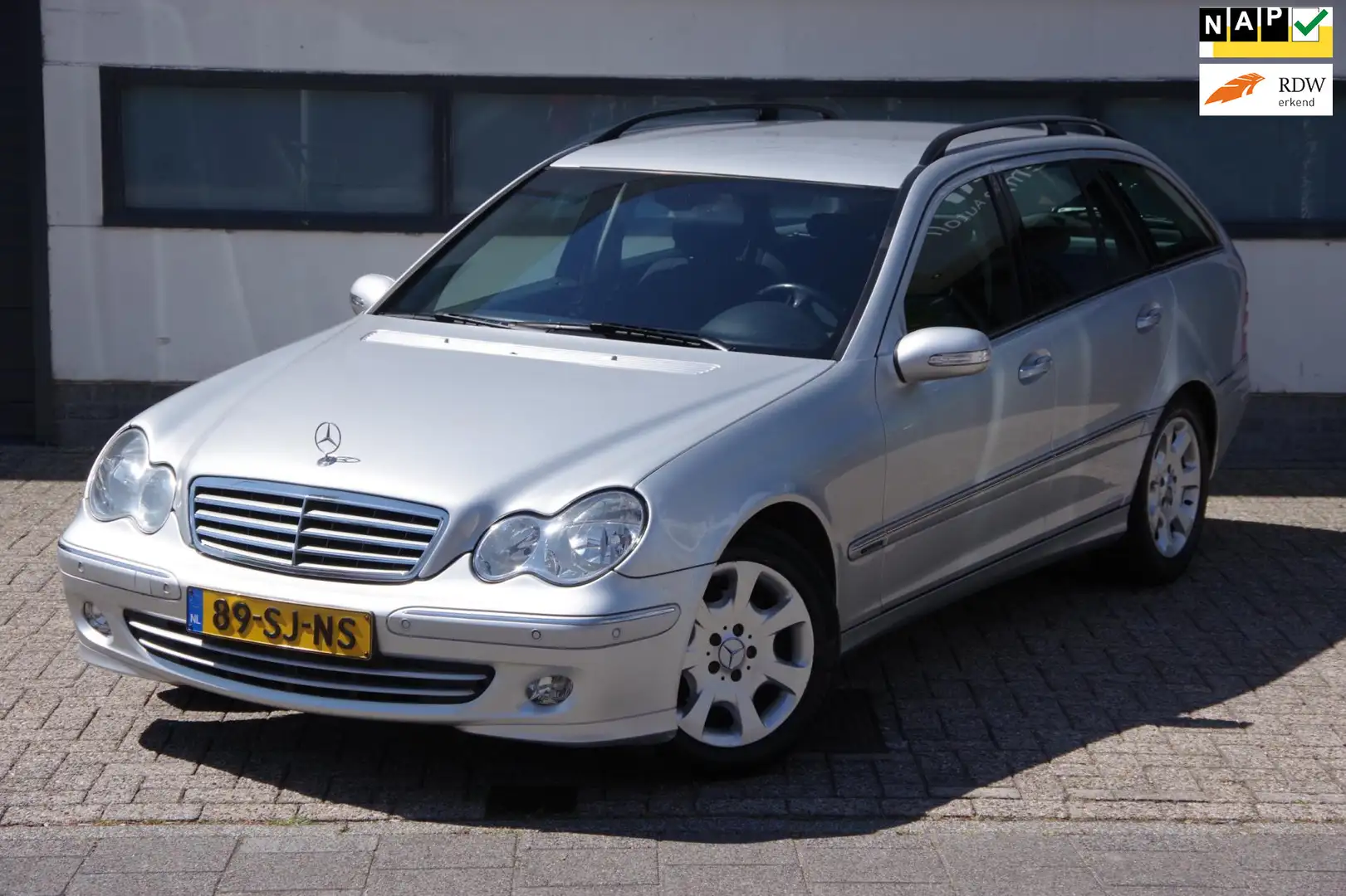 Mercedes-Benz C 200 Combi K. Elegance 1e eigenaar/Dealer onderhouden Grigio - 1
