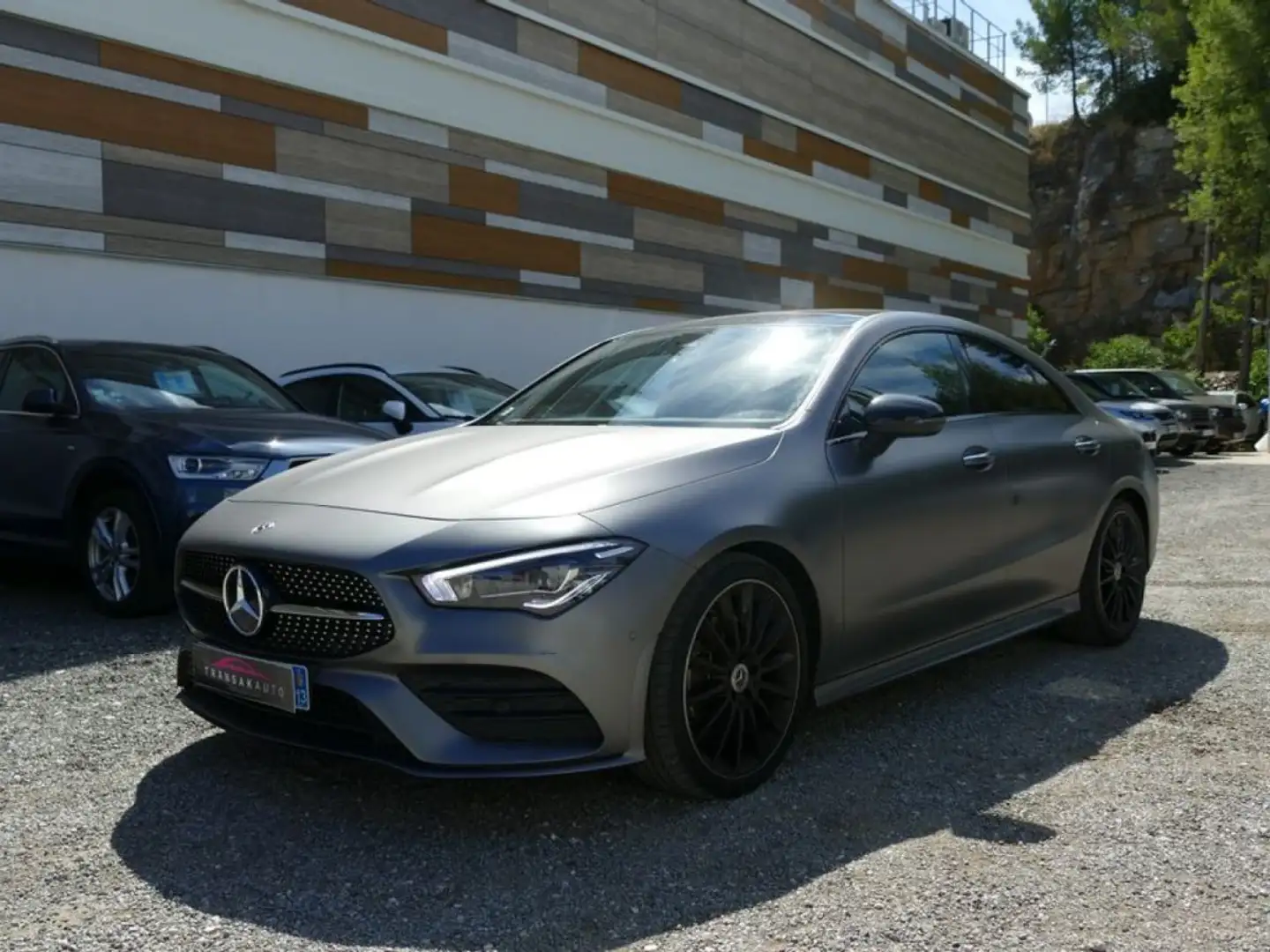 Mercedes-Benz CLA 220 COUPE 220 D D 190 Ch AMG LINE 8g-DCT TOIT OUVRANT Gris - 1