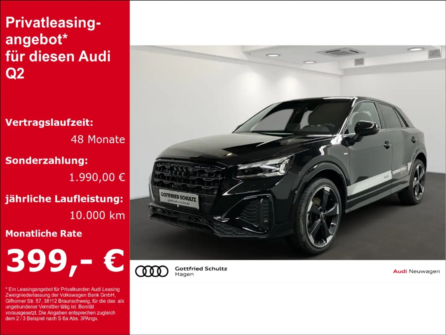 Audi Q2 S-Line 35 TFSI -24 Optikpaket schwarzMatrix-Led+Vi Černá - 1