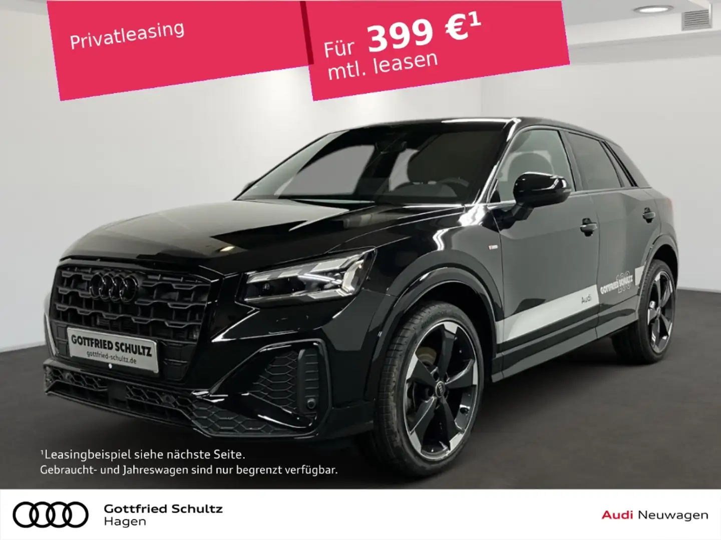 Audi Q2 S-Line 35 TFSI -27 Optikpaket schwarzMatrix-Led+Vi Schwarz - 1