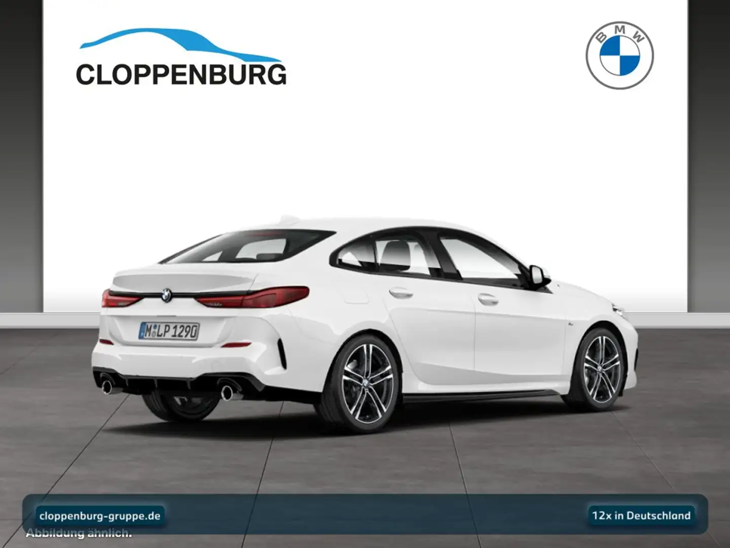 BMW 220 i Gran Coupé MSport Navi+SHZ+HiFi+Klimaaut.+Ambi+B Weiß - 2