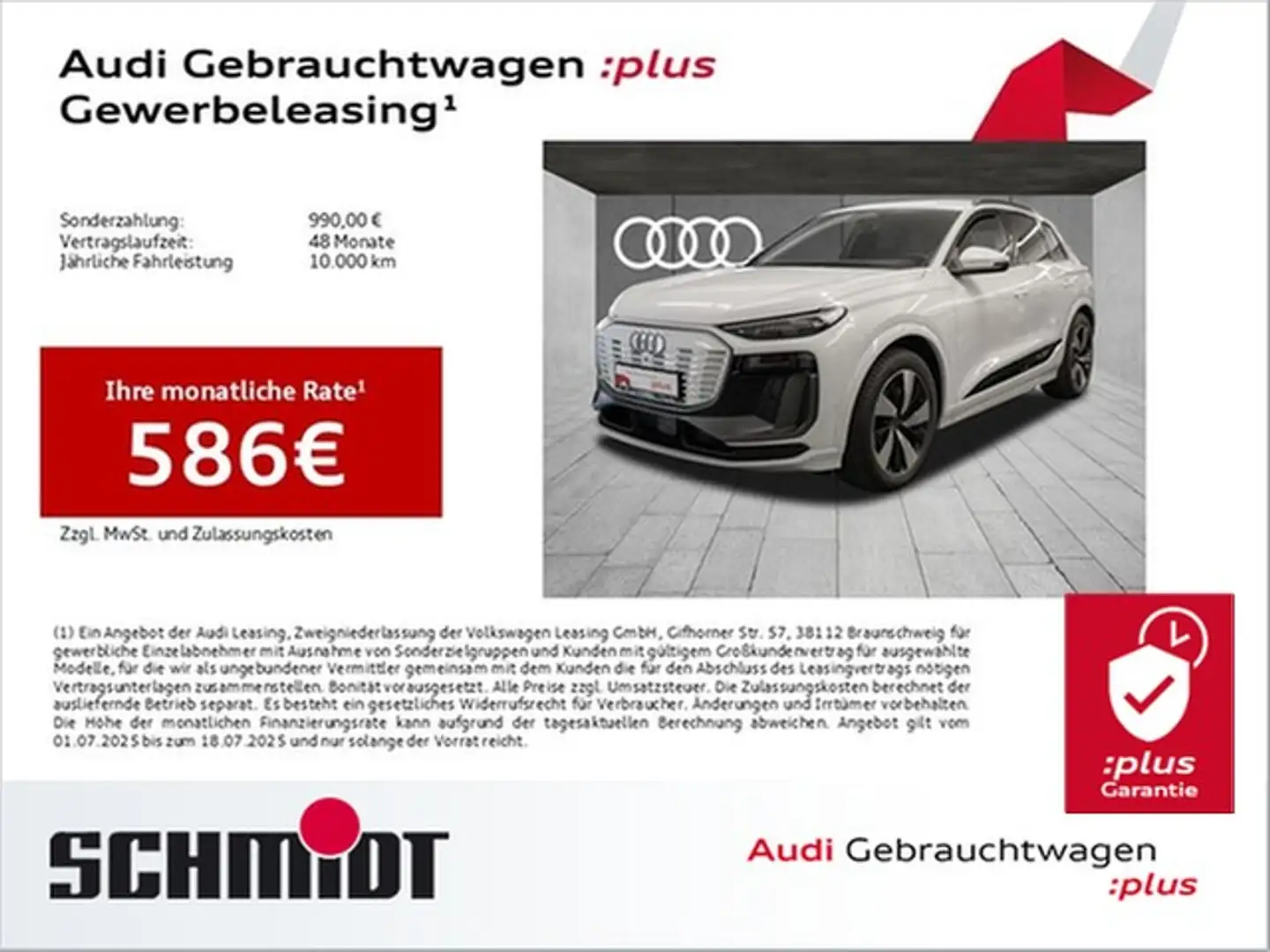 Audi Q6 e-tron quattro S line LM20 Tech Plus Matrix LED... Weiß - 1