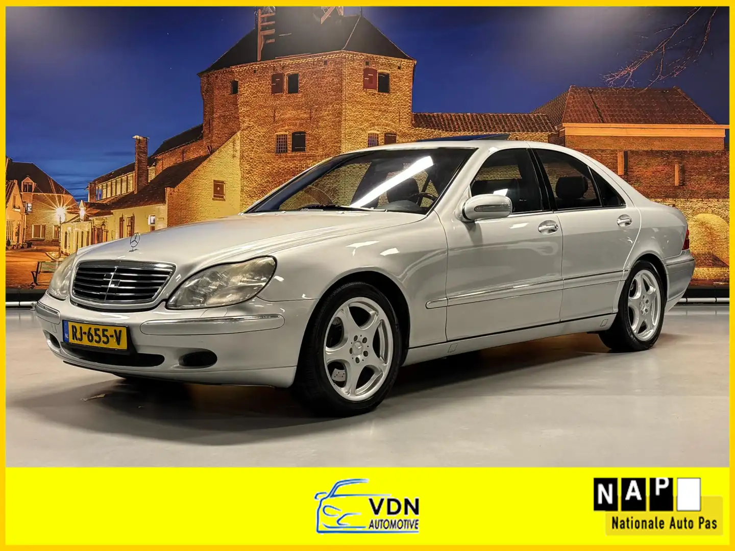 Mercedes-Benz S 500 Automaat Schuifdak Leer Xenon Gri - 1