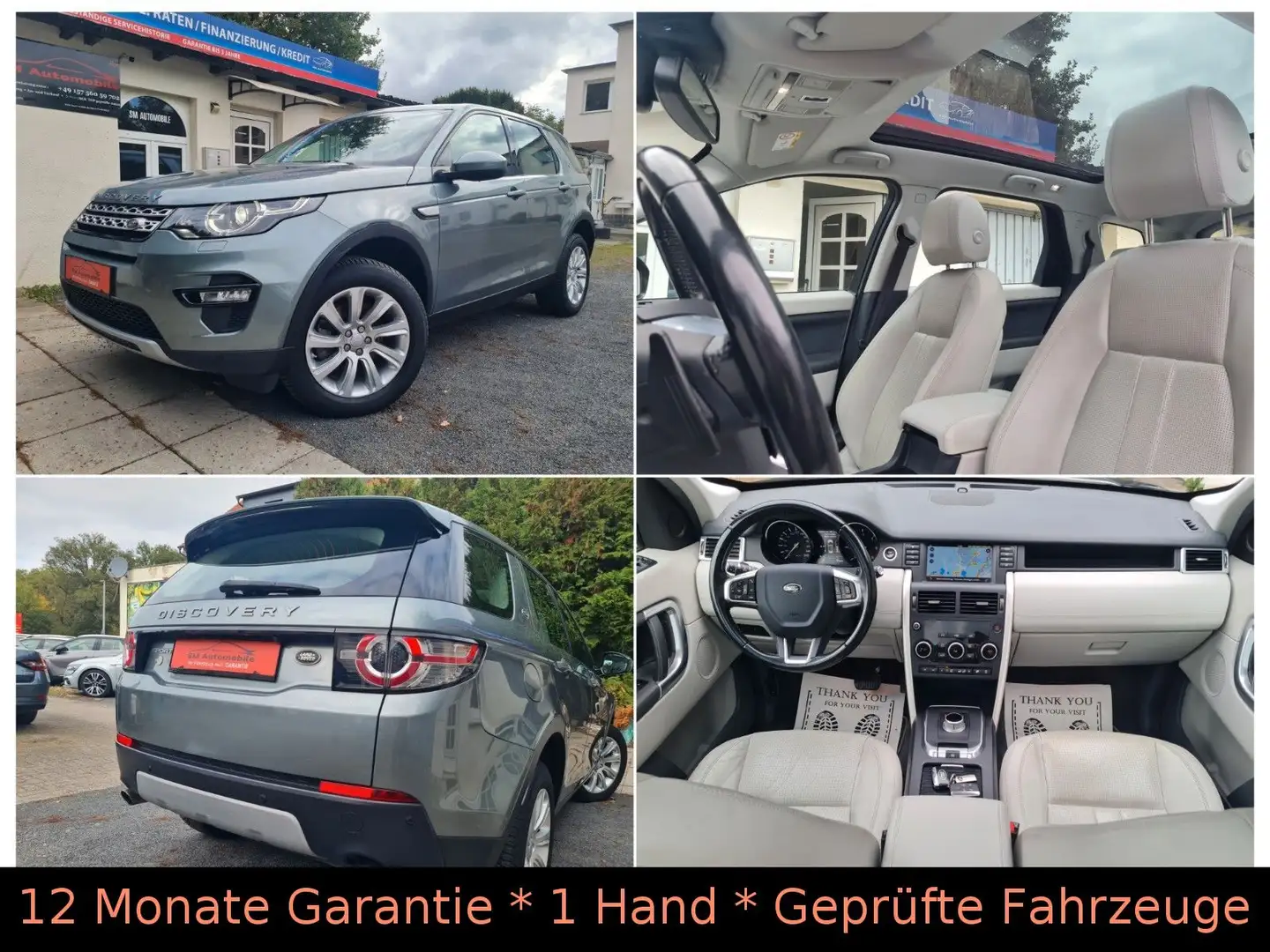 Land Rover Discovery Sport TD4 180 HSE AWD/Leder/Pano/Kamer Grau - 1