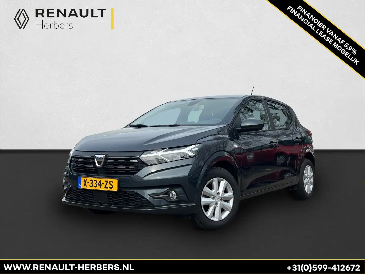 Dacia Sandero 1.0 TCe 90 Comfort Keyless entry & start / PDC A / Gris - 1