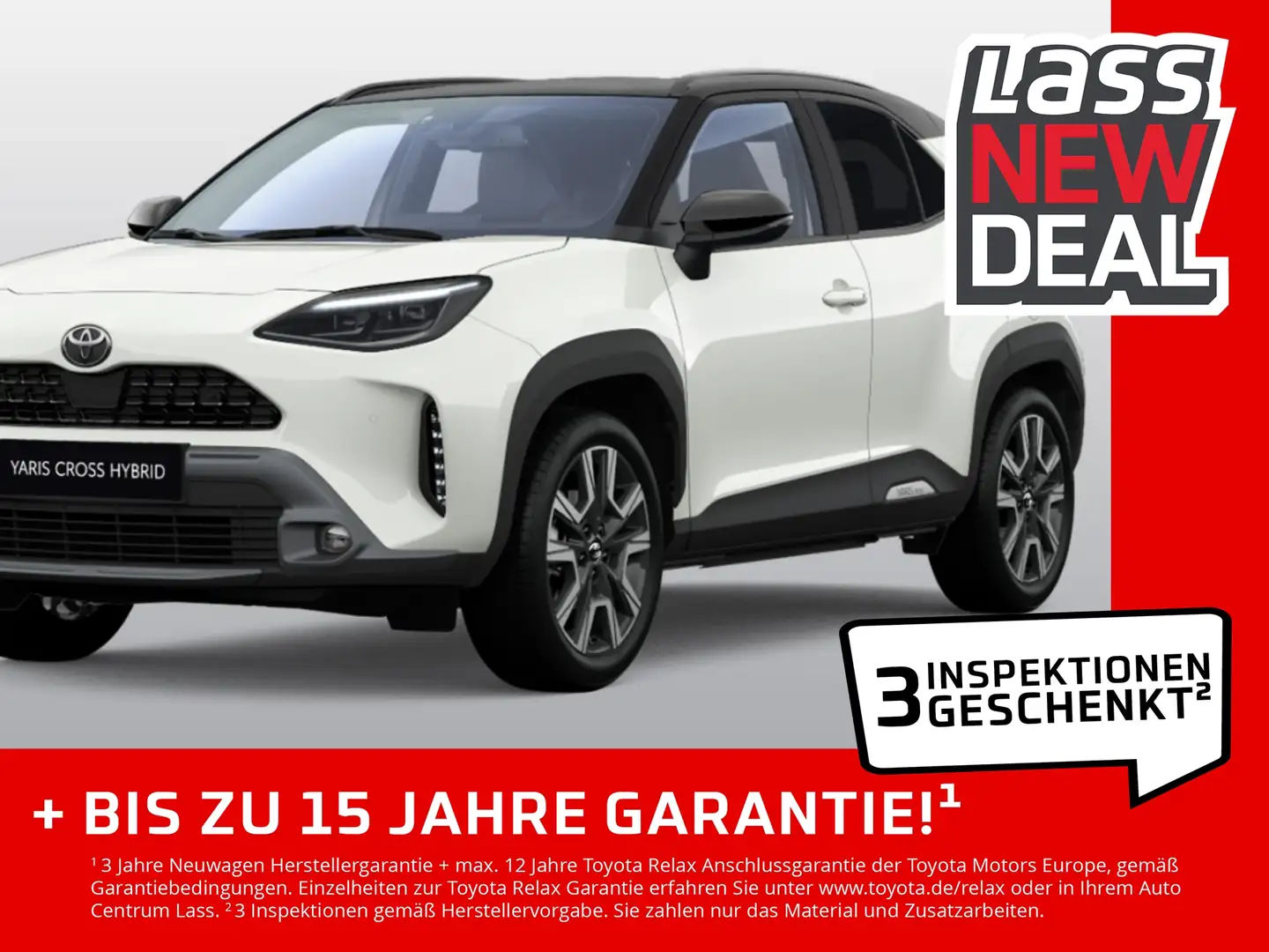Toyota Yaris Cross Style Plus Bicolor+18 Zoll+MatrixLED Weiß - 1